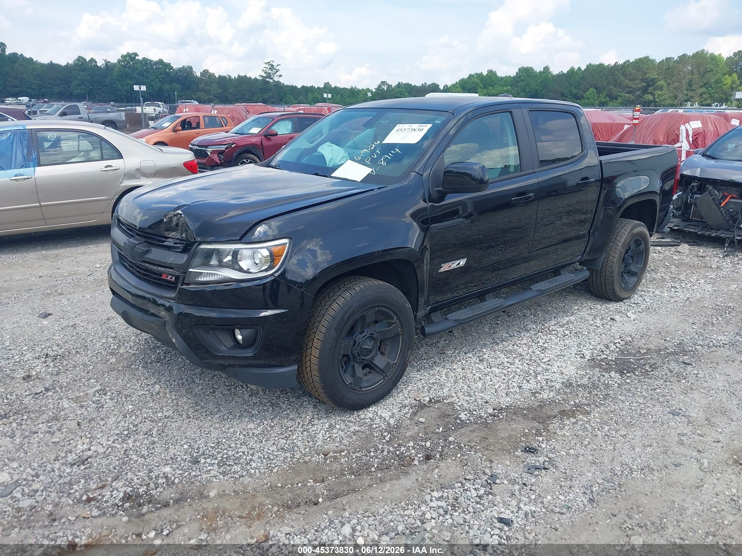 2015 Chevrolet Colorado 2wd Z71 Black vin: 1GCGSCE32F1248914