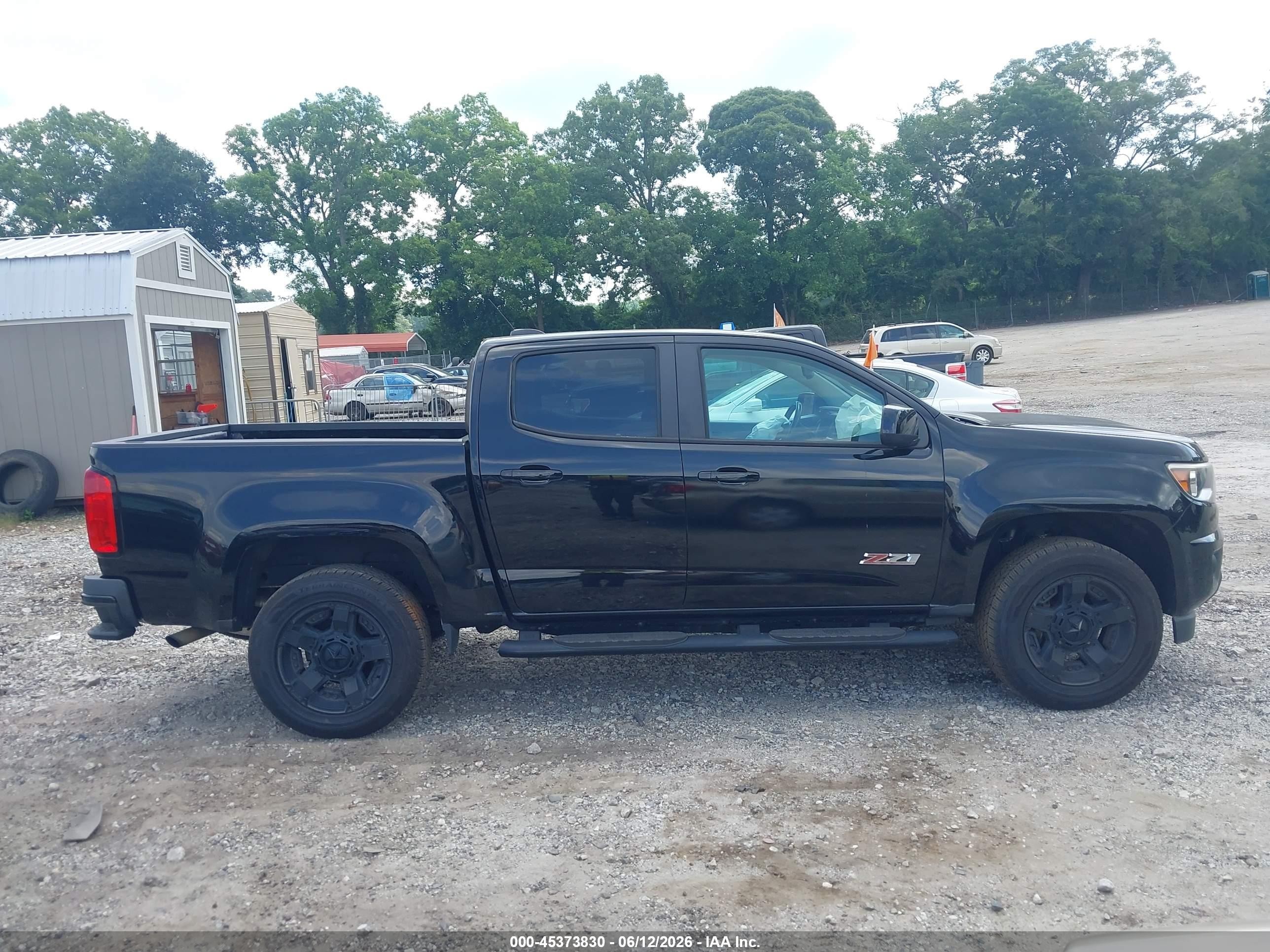 2015 Chevrolet Colorado 2wd Z71 Black vin: 1GCGSCE32F1248914