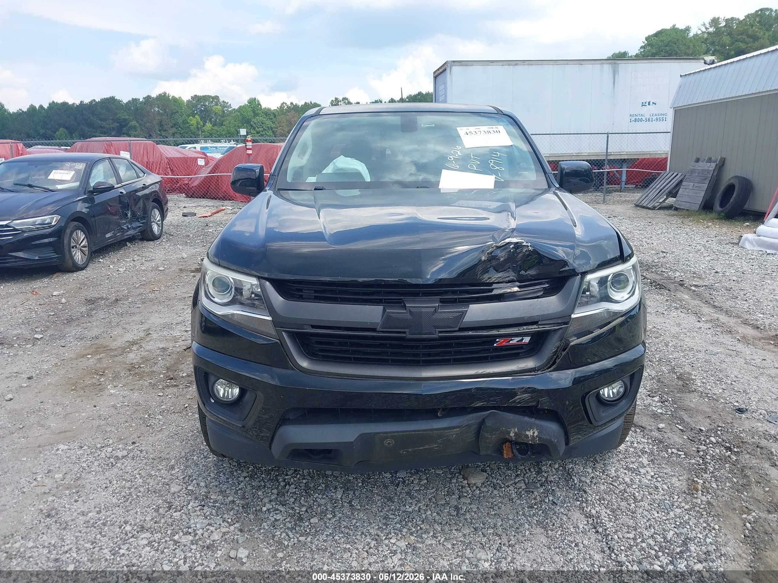 2015 Chevrolet Colorado 2wd Z71 Black vin: 1GCGSCE32F1248914