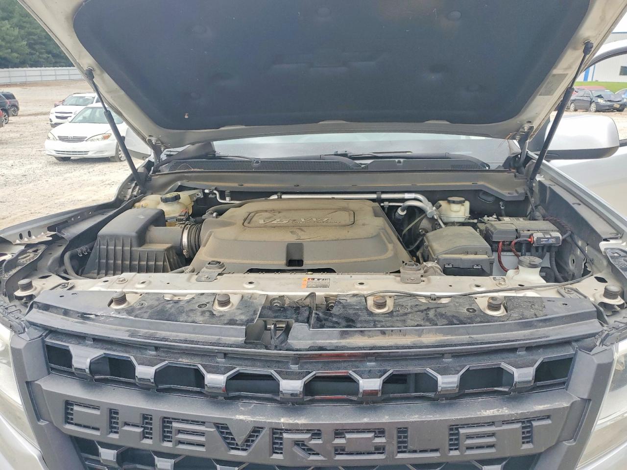 2015 Chevrolet Colorado Z71 Silver vin: 1GCGSCE34F1237770