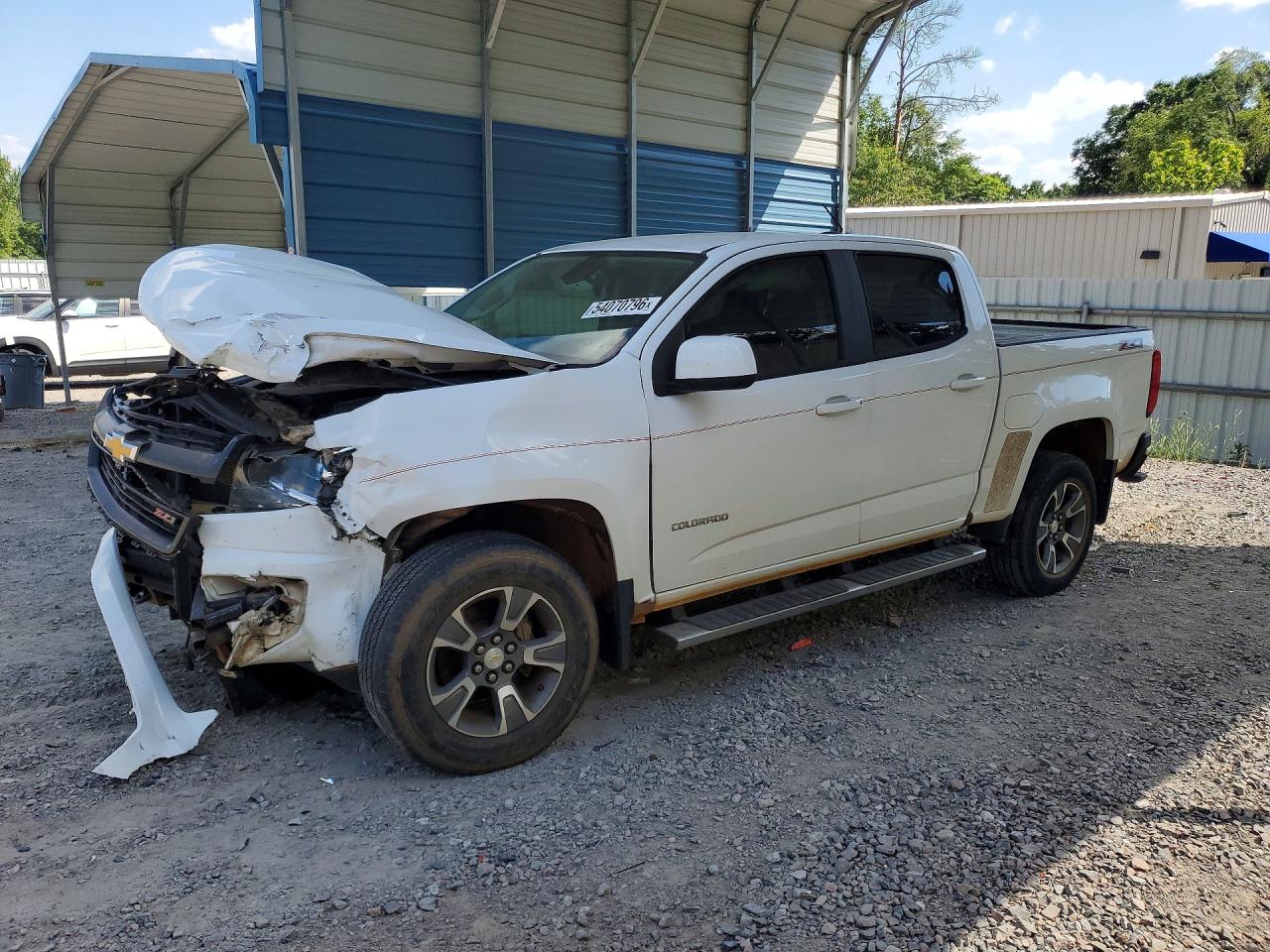 2015 Chevrolet Colorado Z71 White vin: 1GCGSCE35F1128234