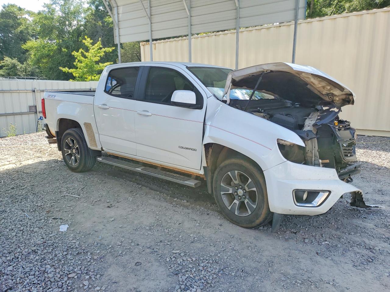 2015 Chevrolet Colorado Z71 White vin: 1GCGSCE35F1128234