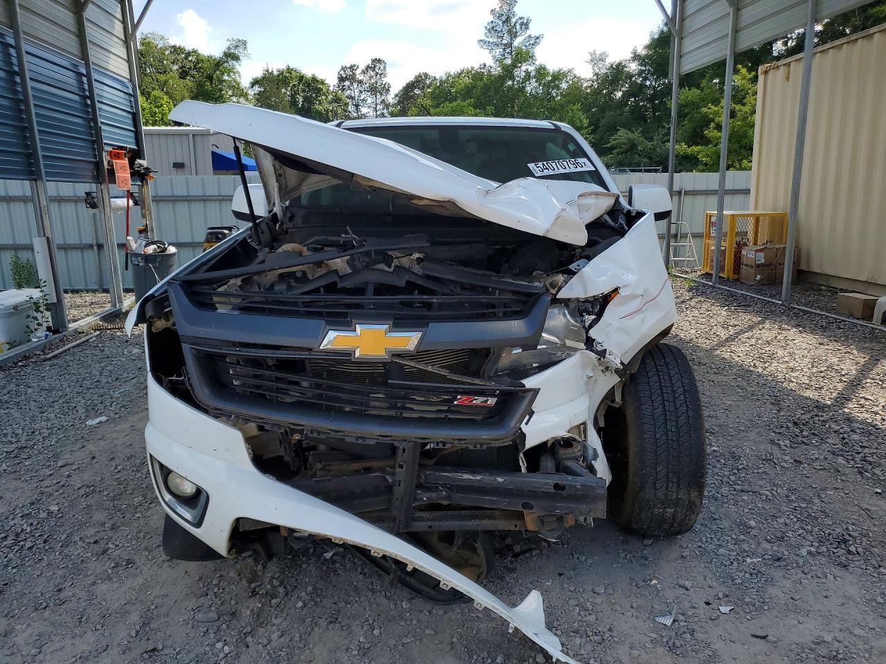 2015 Chevrolet Colorado Z71 White vin: 1GCGSCE35F1128234