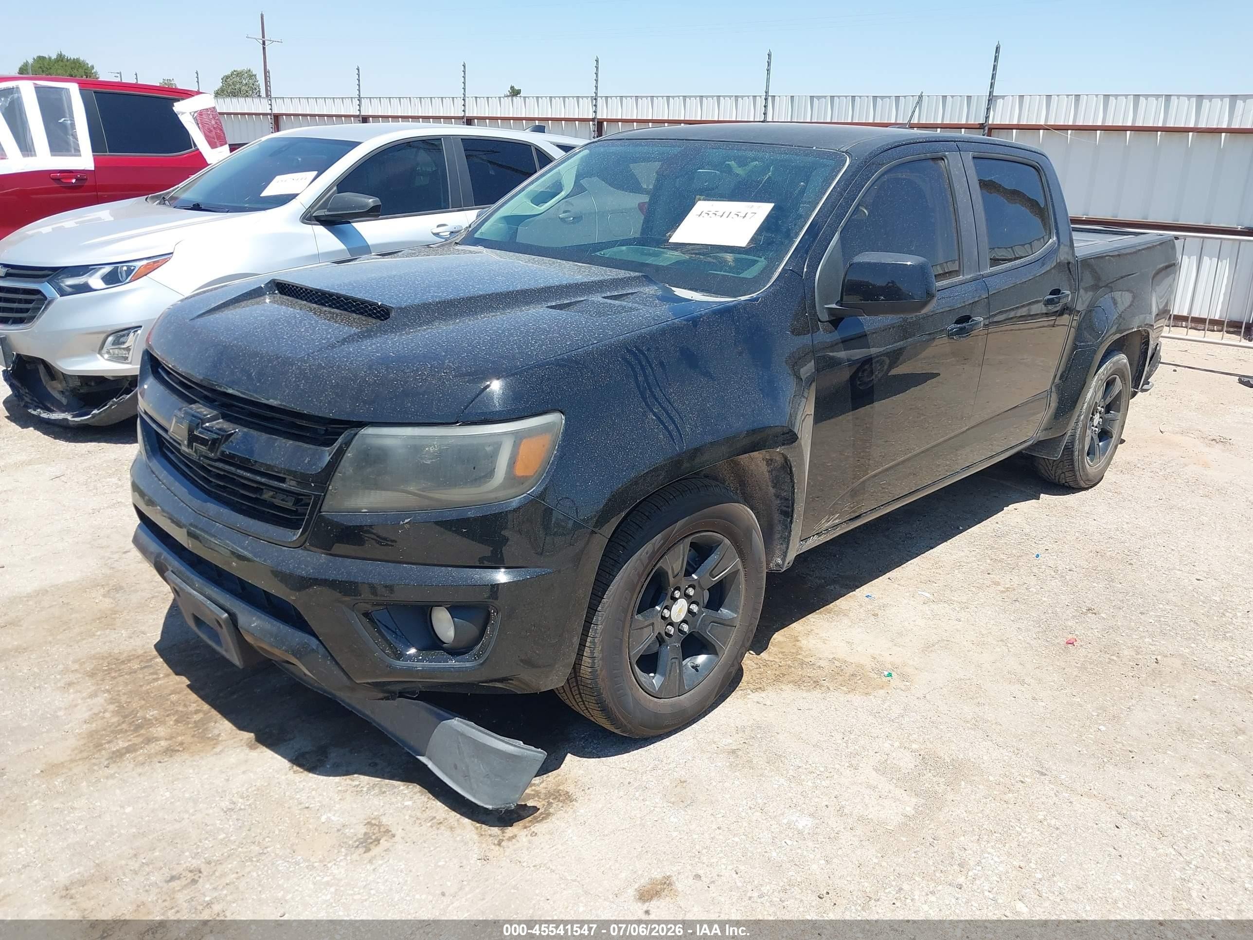 2015 Chevrolet Colorado 2wd Z71 Black vin: 1GCGSCE35F1235817