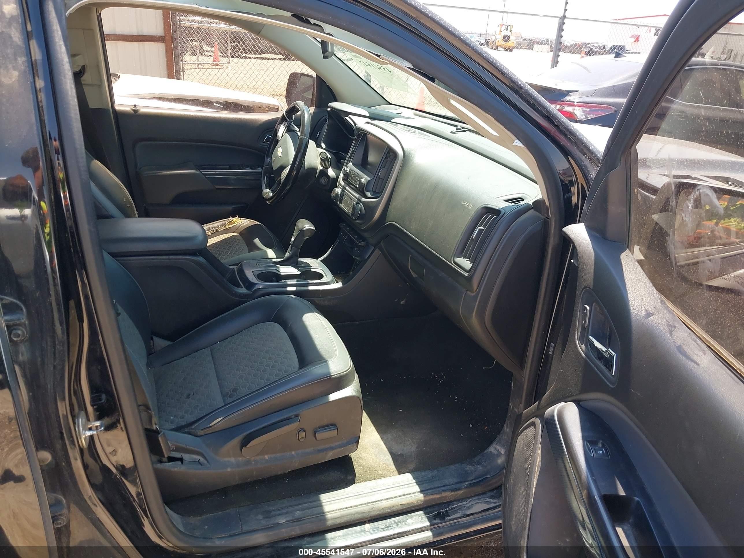 2015 Chevrolet Colorado 2wd Z71 Black vin: 1GCGSCE35F1235817