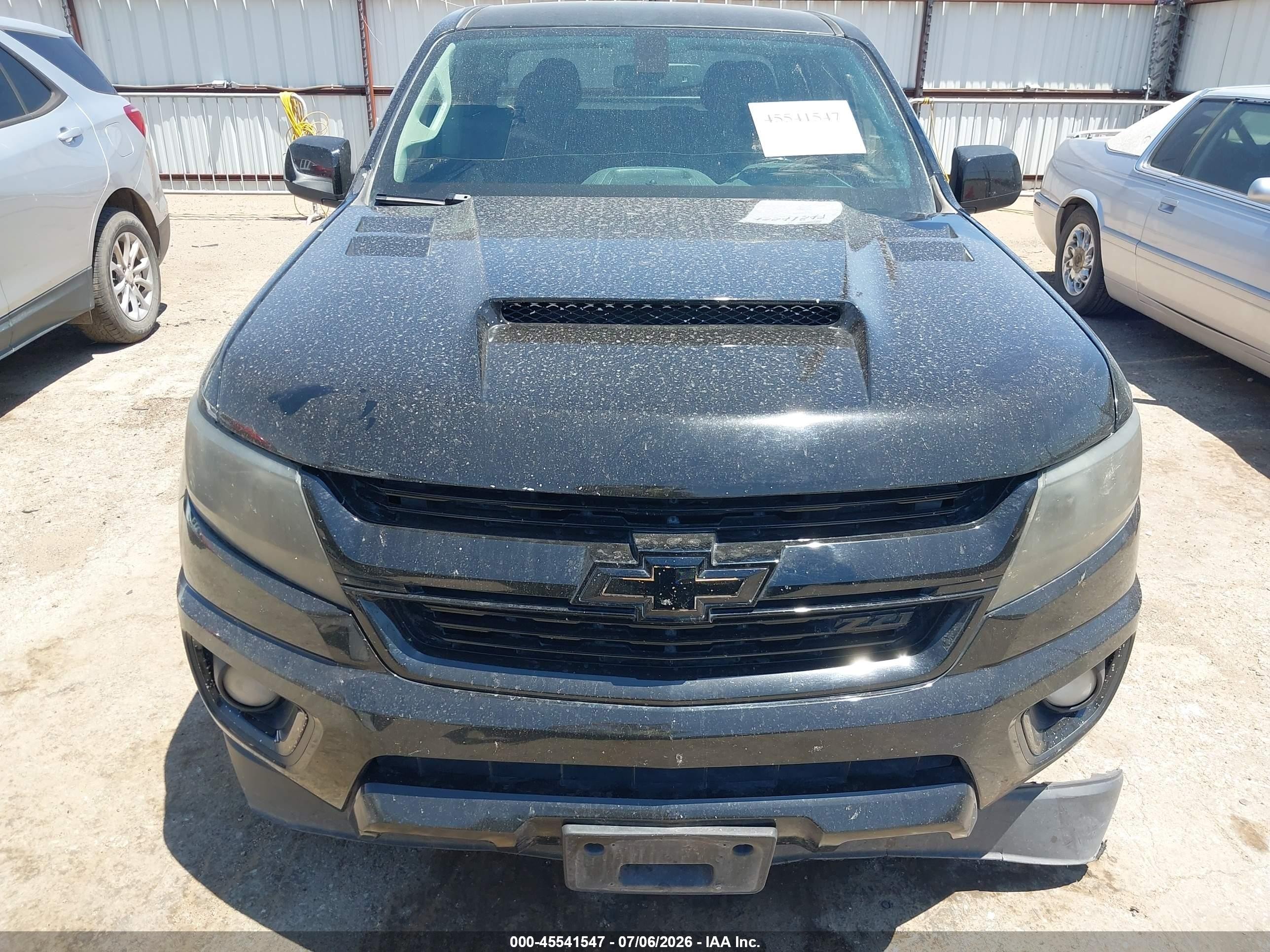2015 Chevrolet Colorado 2wd Z71 Black vin: 1GCGSCE35F1235817