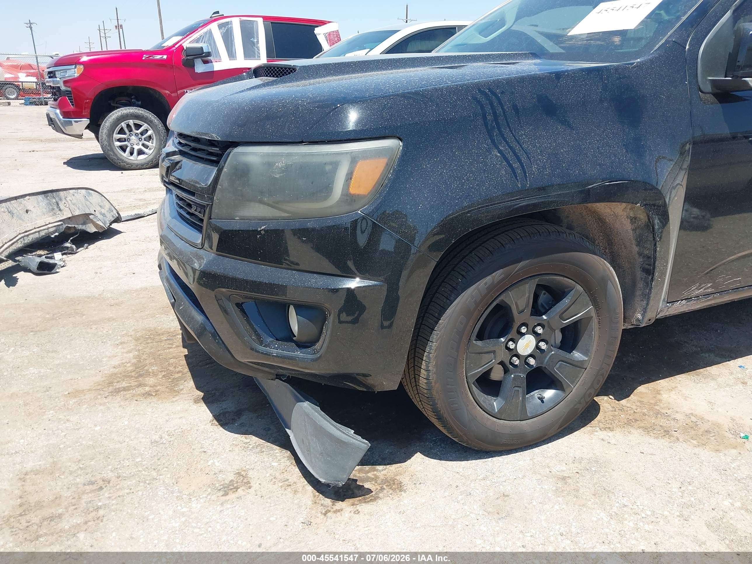 2015 Chevrolet Colorado 2wd Z71 Black vin: 1GCGSCE35F1235817