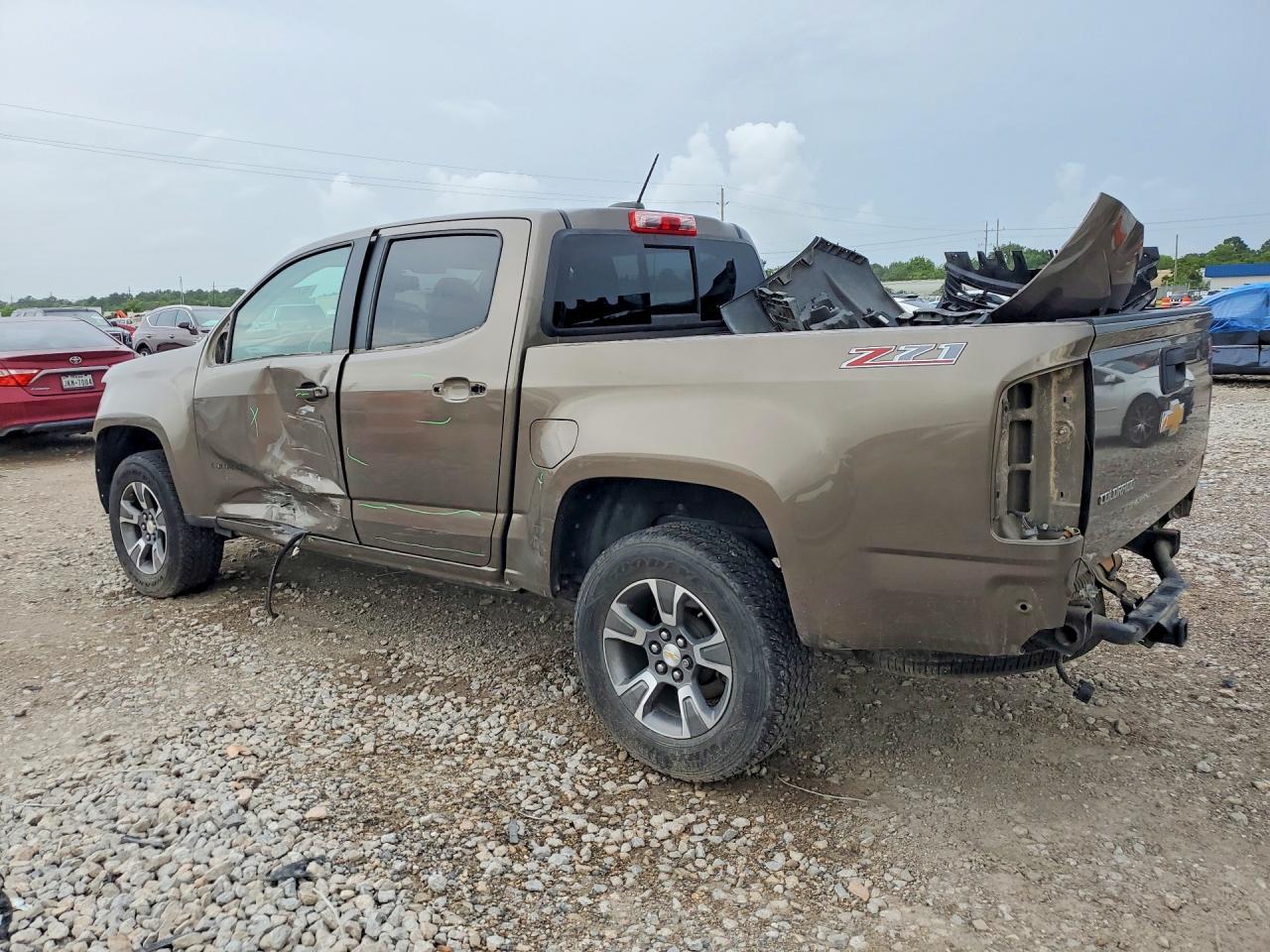 2015 Chevrolet Colorado Z71 Brown vin: 1GCGSCE35F1273757