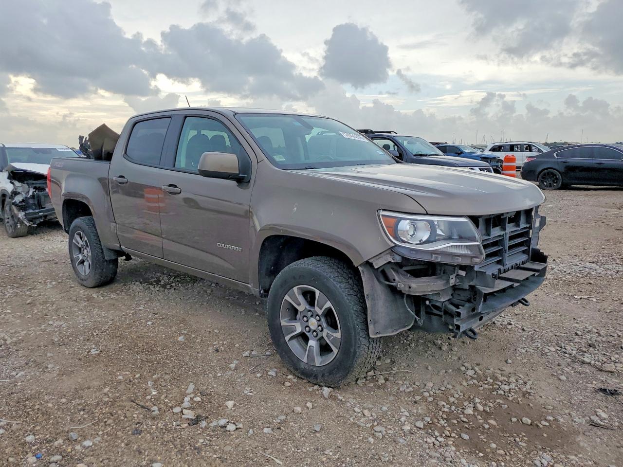 2015 Chevrolet Colorado Z71 Brown vin: 1GCGSCE35F1273757