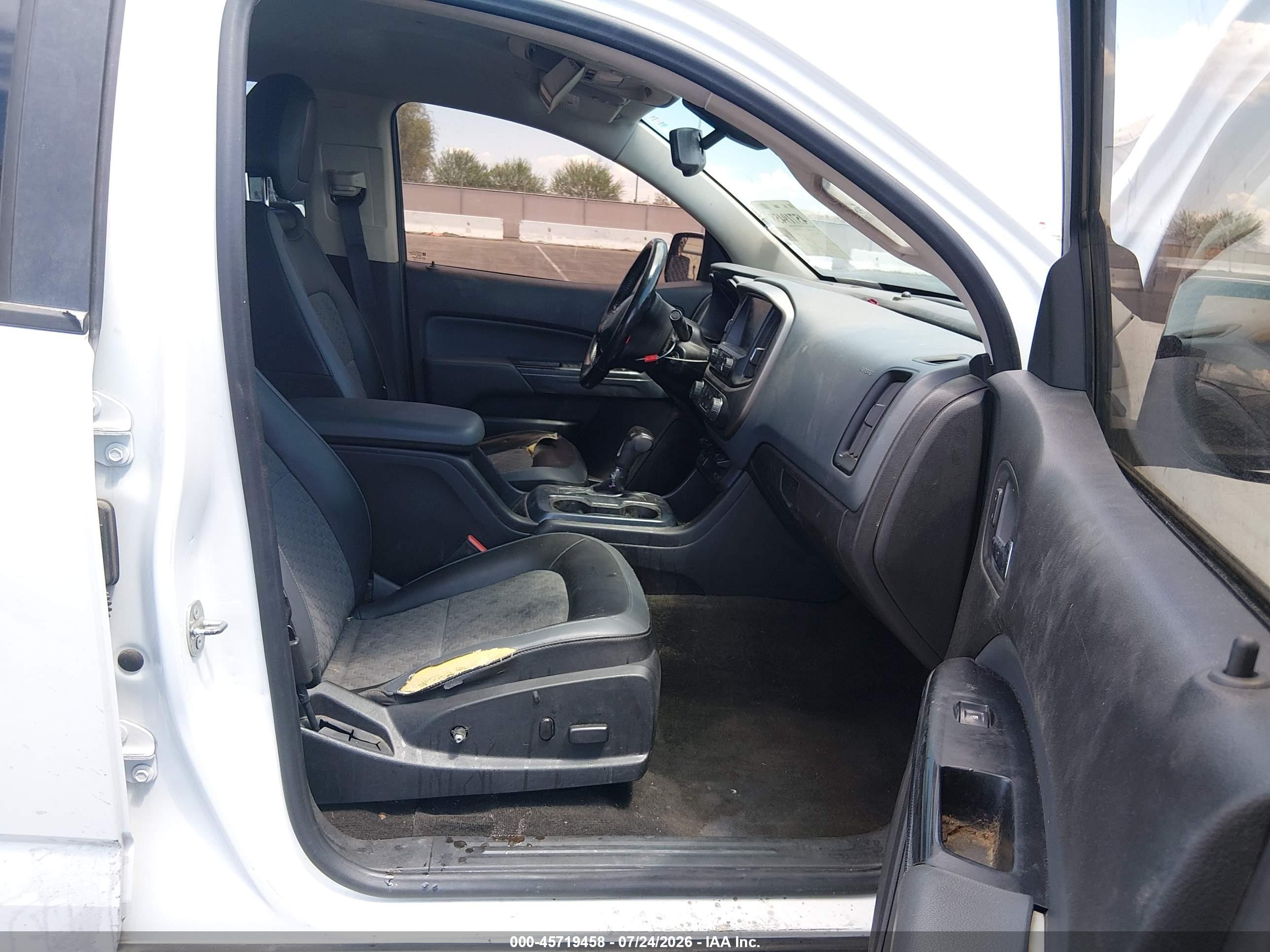 2015 Chevrolet Colorado 2wd Z71 White vin: 1GCGSCE36F1225698