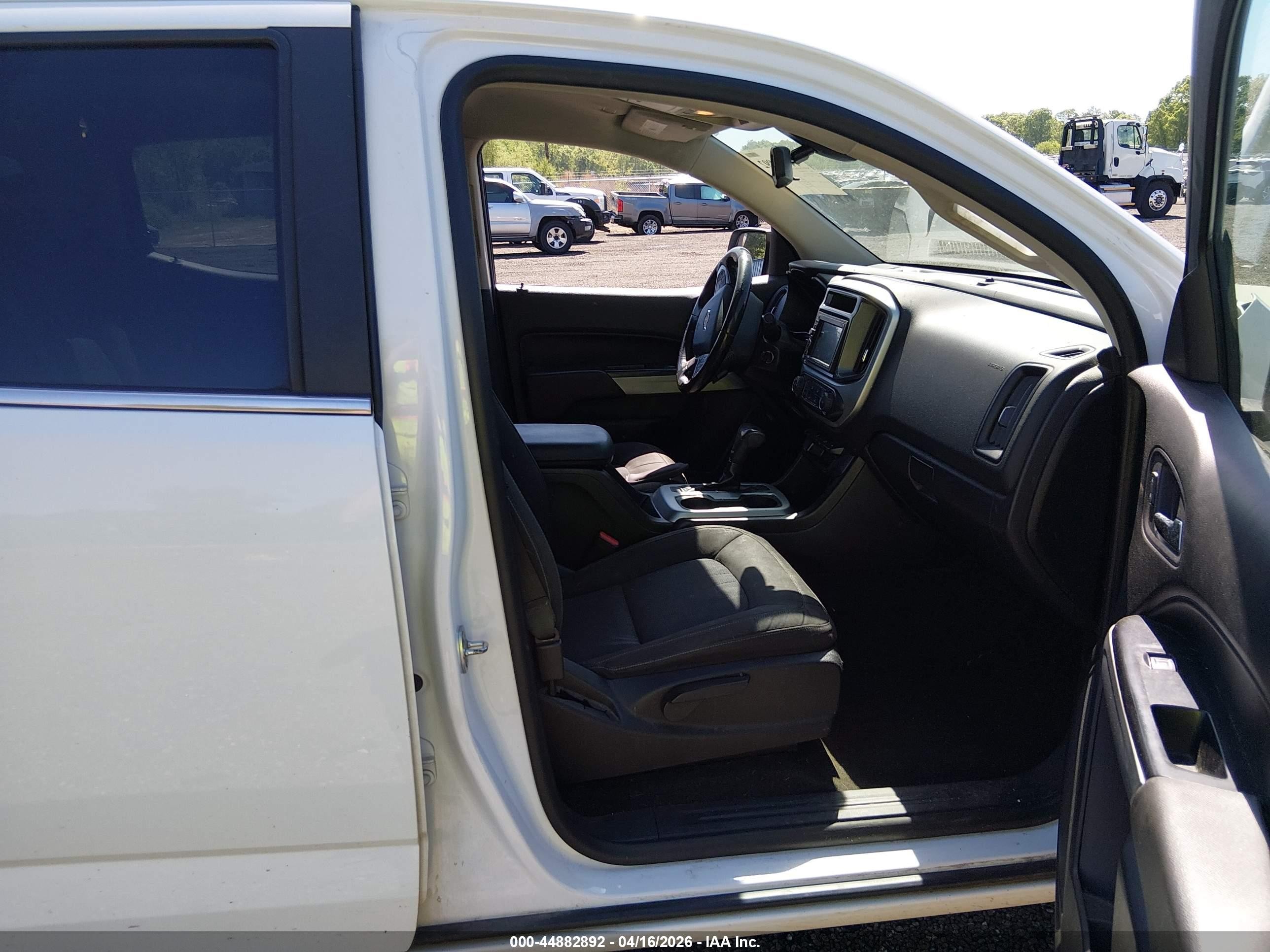 2016 Chevrolet Colorado Lt White vin: 1GCGSCE36G1317038