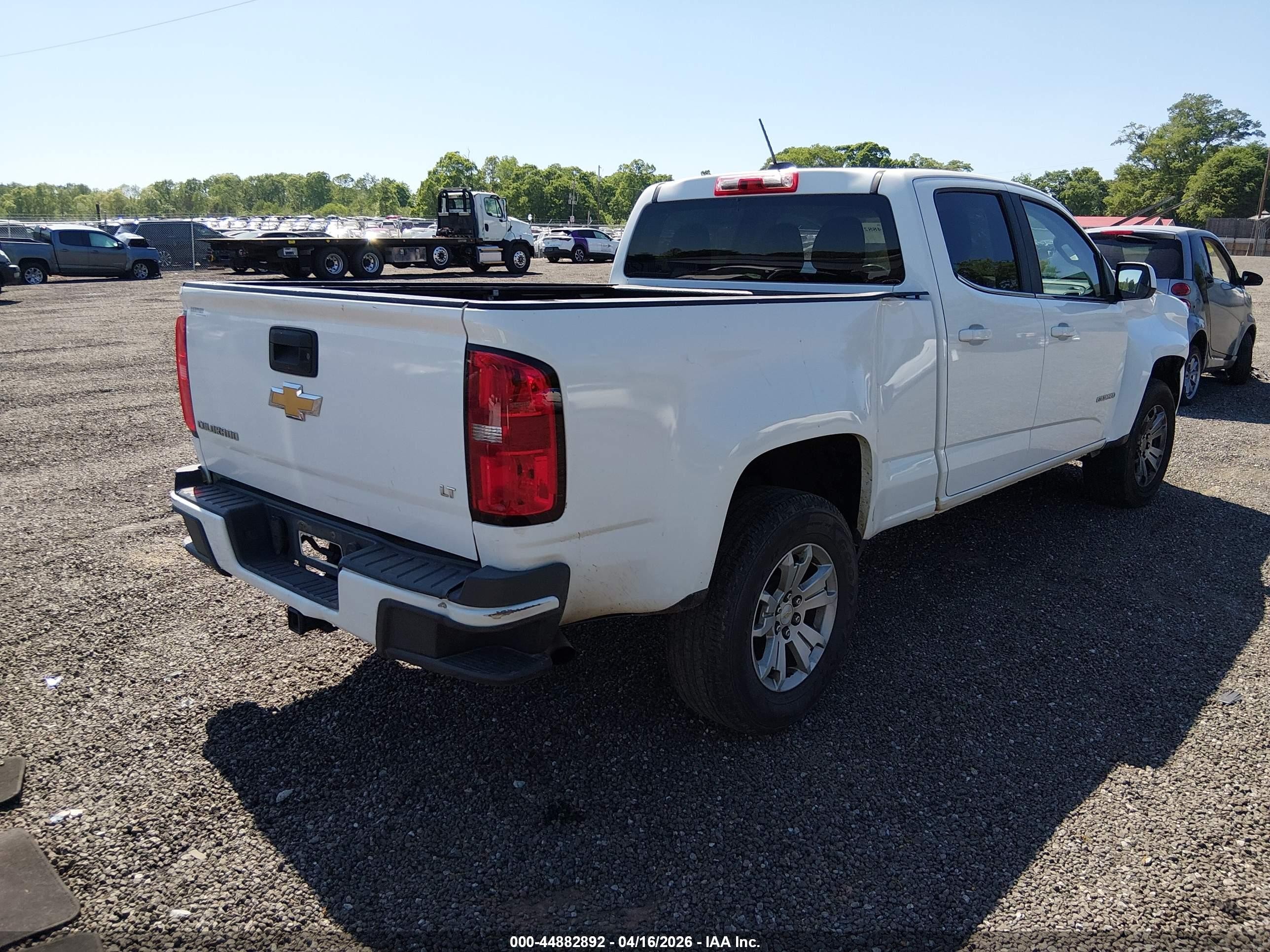 2016 Chevrolet Colorado Lt White vin: 1GCGSCE36G1317038