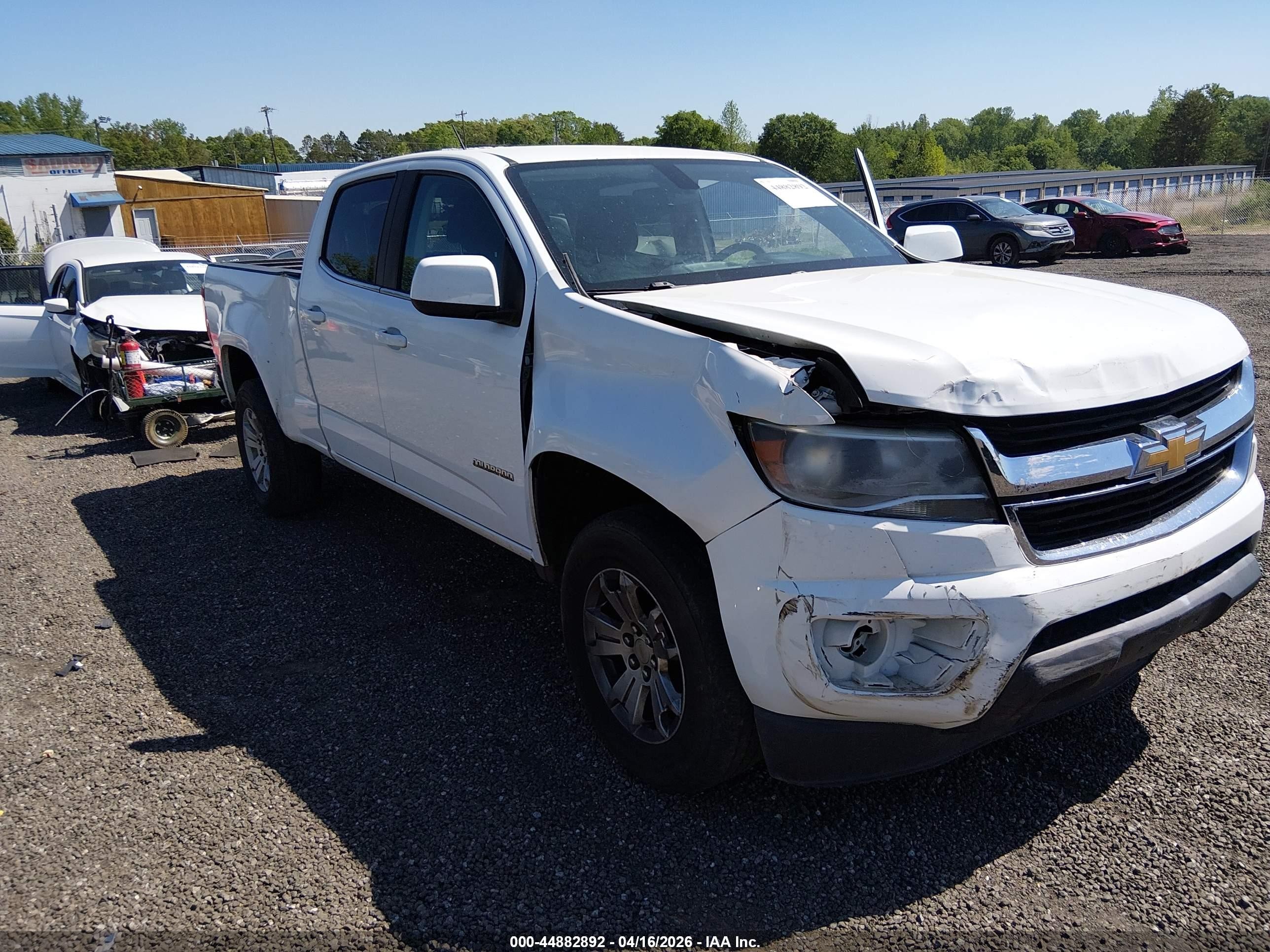 2016 Chevrolet Colorado Lt White vin: 1GCGSCE36G1317038