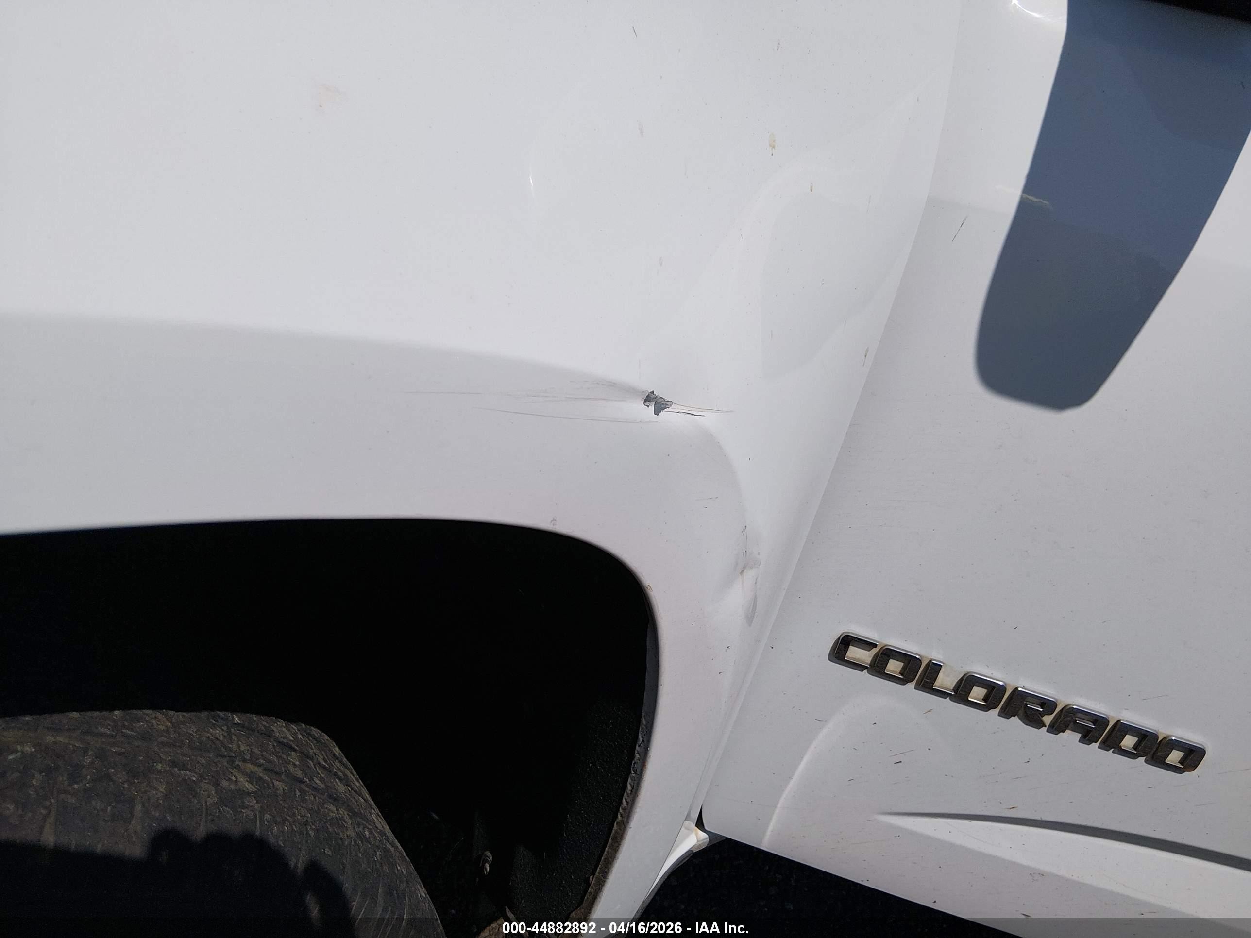 2016 Chevrolet Colorado Lt White vin: 1GCGSCE36G1317038