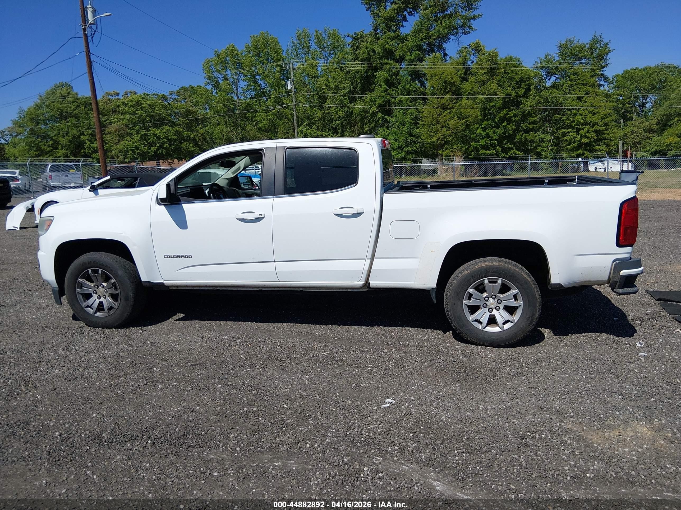 2016 Chevrolet Colorado Lt White vin: 1GCGSCE36G1317038