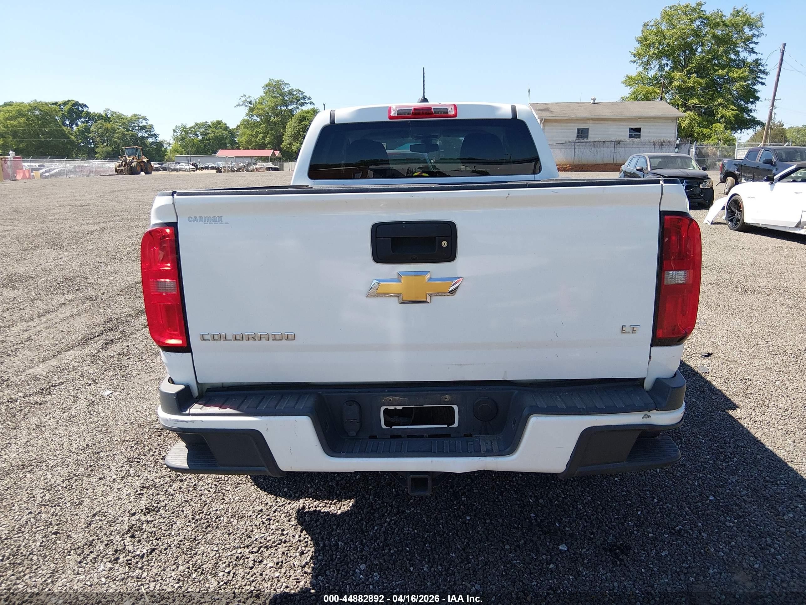 2016 Chevrolet Colorado Lt White vin: 1GCGSCE36G1317038