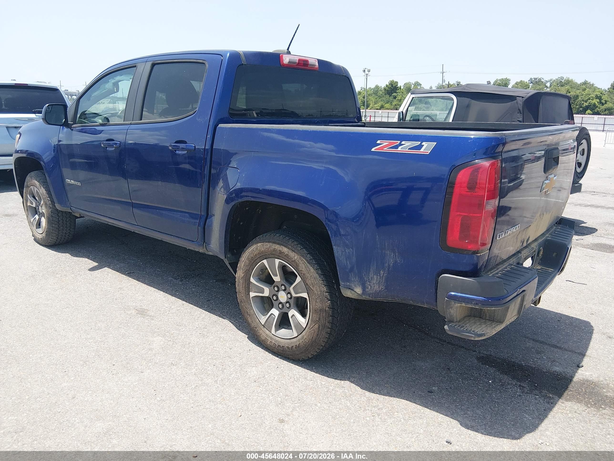 2015 Chevrolet Colorado 2wd Z71 Dark Blue vin: 1GCGSCE37F1211552