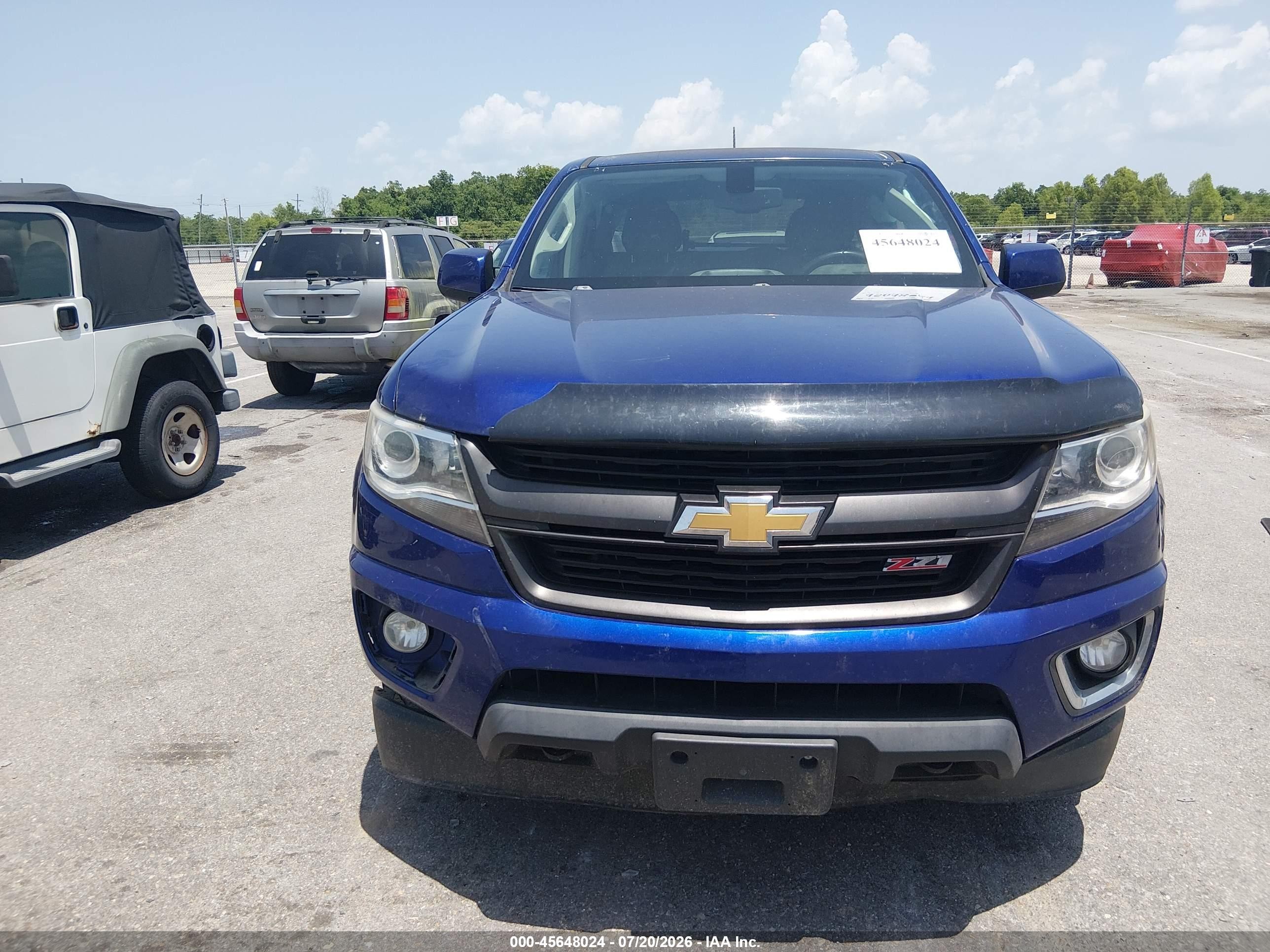 2015 Chevrolet Colorado 2wd Z71 Dark Blue vin: 1GCGSCE37F1211552