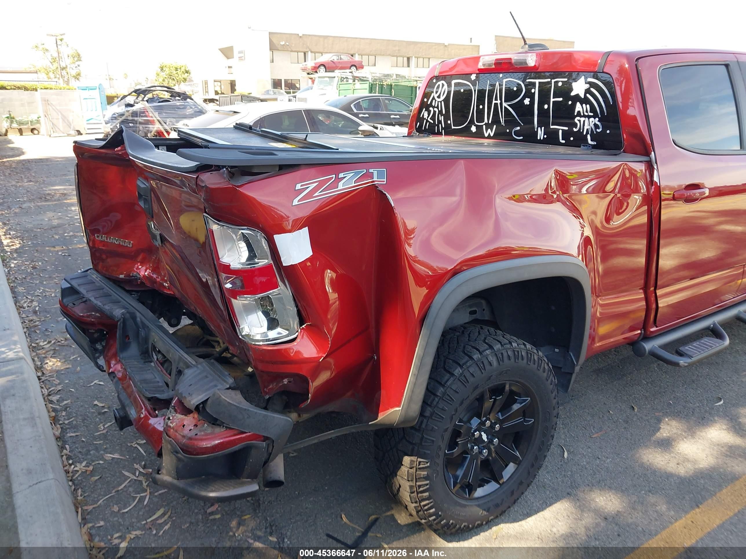 2015 Chevrolet Colorado 2wd Z71 Red vin: 1GCGSCE38F1115235