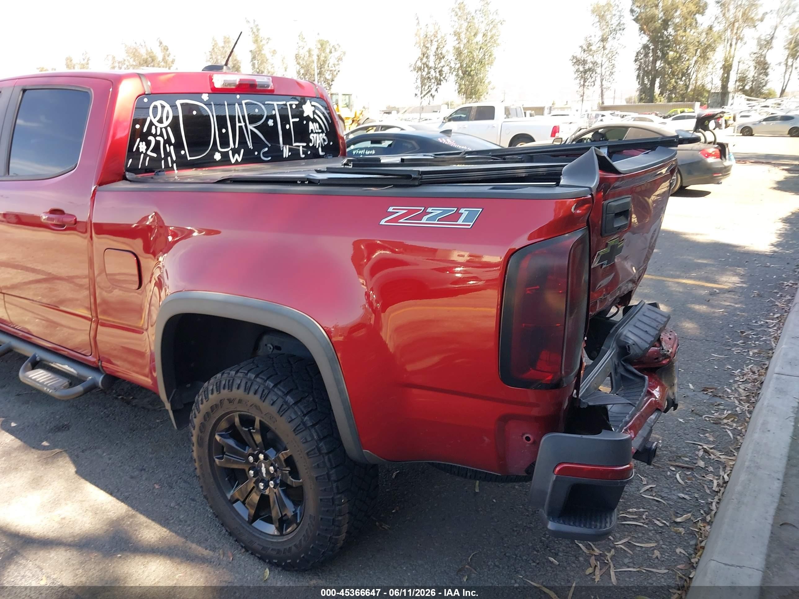2015 Chevrolet Colorado 2wd Z71 Red vin: 1GCGSCE38F1115235