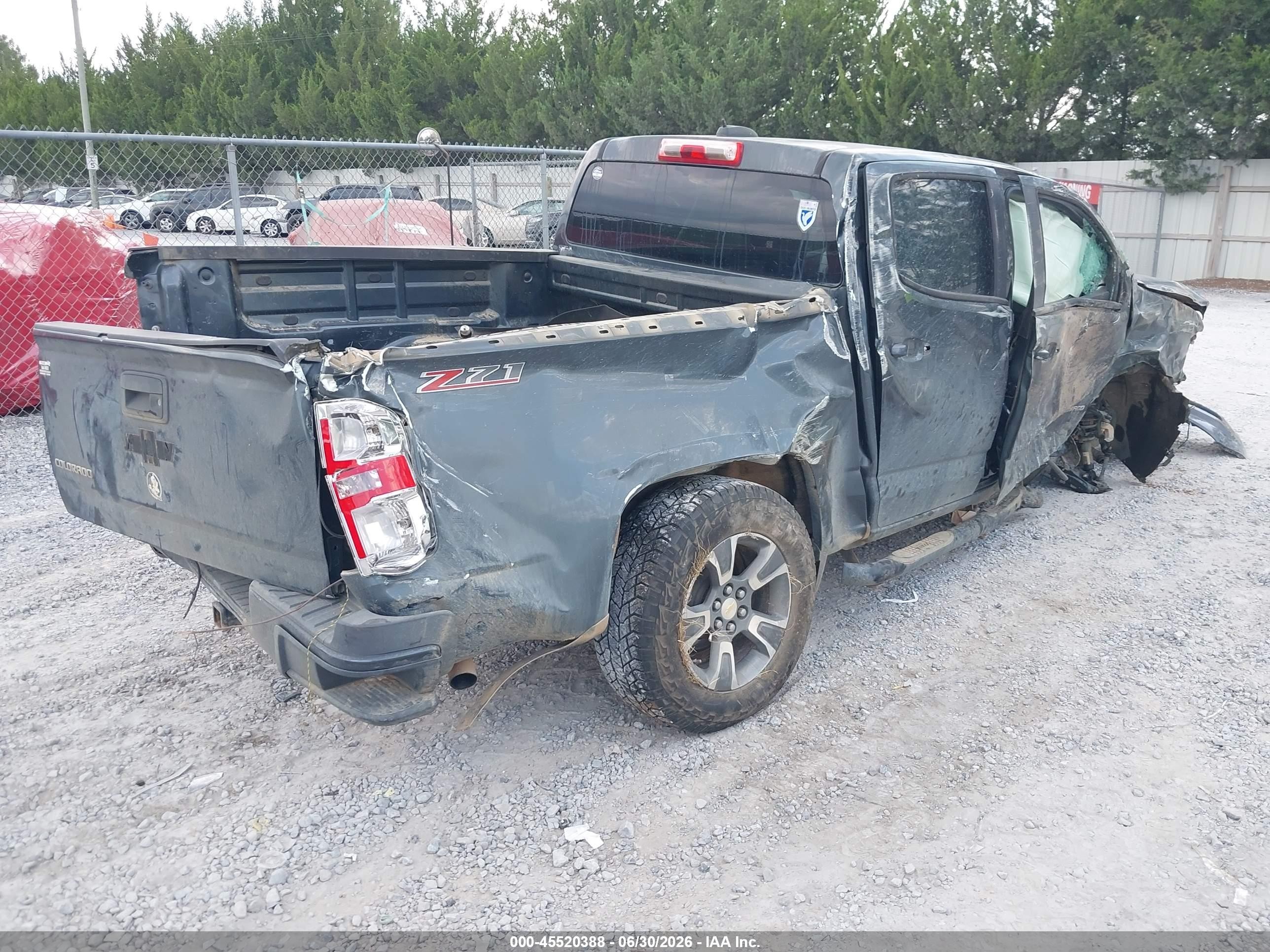 2015 Chevrolet Colorado 2wd Z71 Gray vin: 1GCGSCE38F1270772