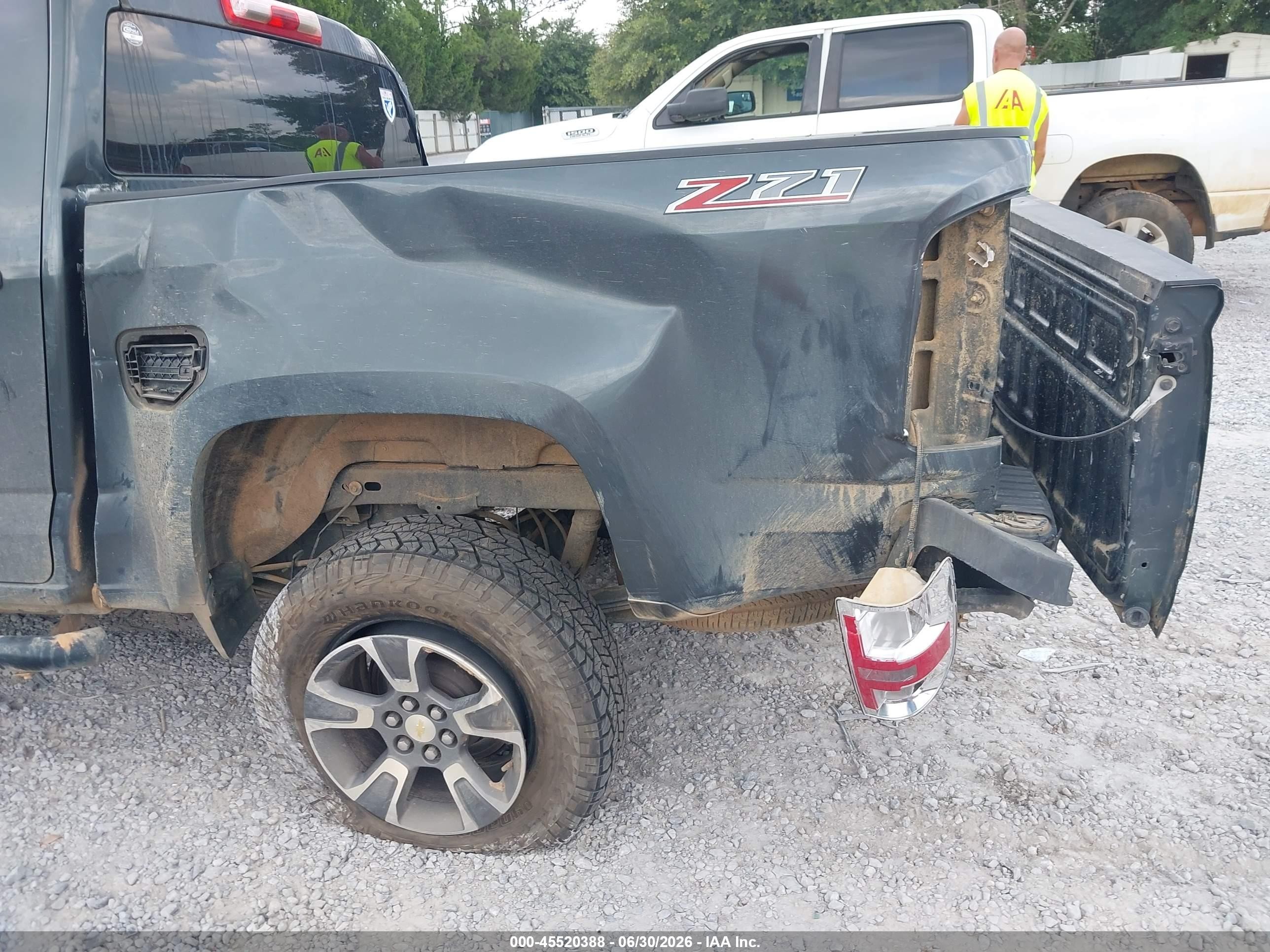 2015 Chevrolet Colorado 2wd Z71 Gray vin: 1GCGSCE38F1270772
