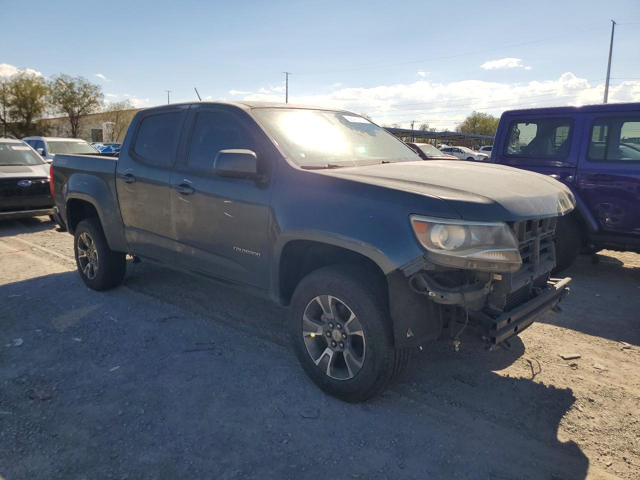 2015 Chevrolet Colorado Z71 Gray vin: 1GCGSCE3XF1212548