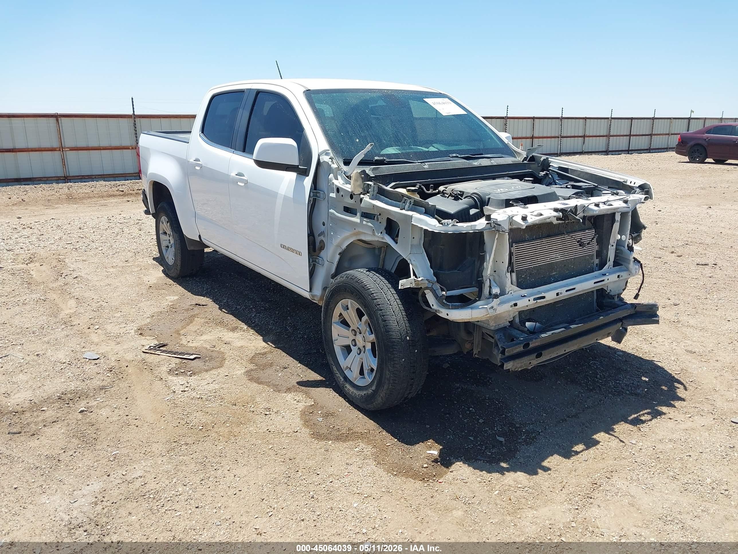 2016 Chevrolet Colorado Lt White vin: 1GCGSCE3XG1151414