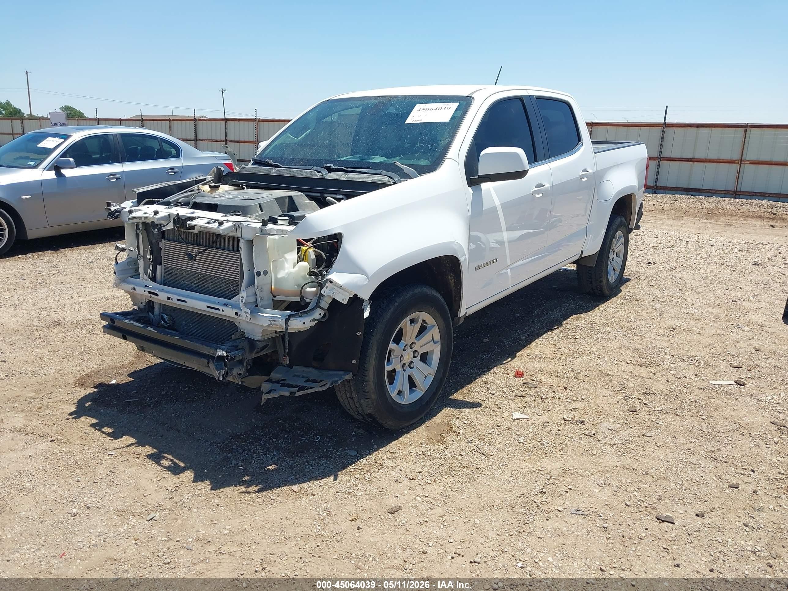 2016 Chevrolet Colorado Lt White vin: 1GCGSCE3XG1151414