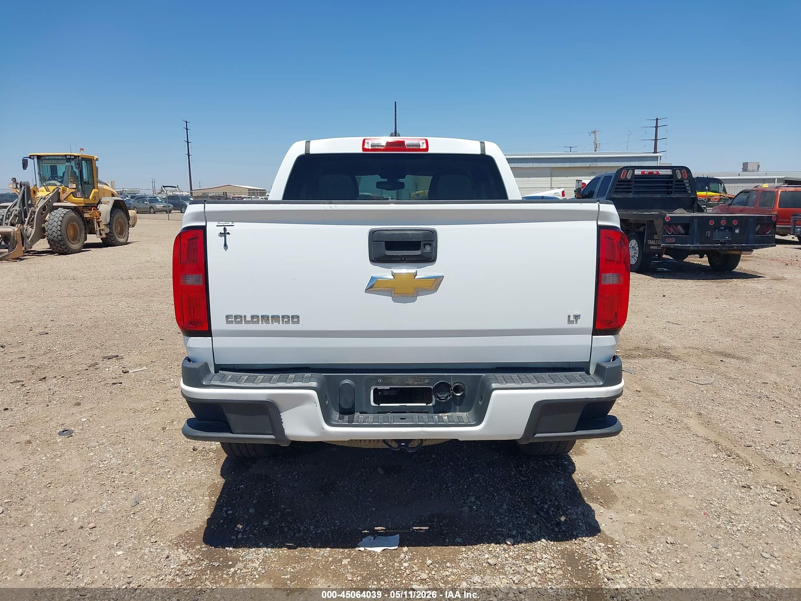 2016 Chevrolet Colorado Lt White vin: 1GCGSCE3XG1151414