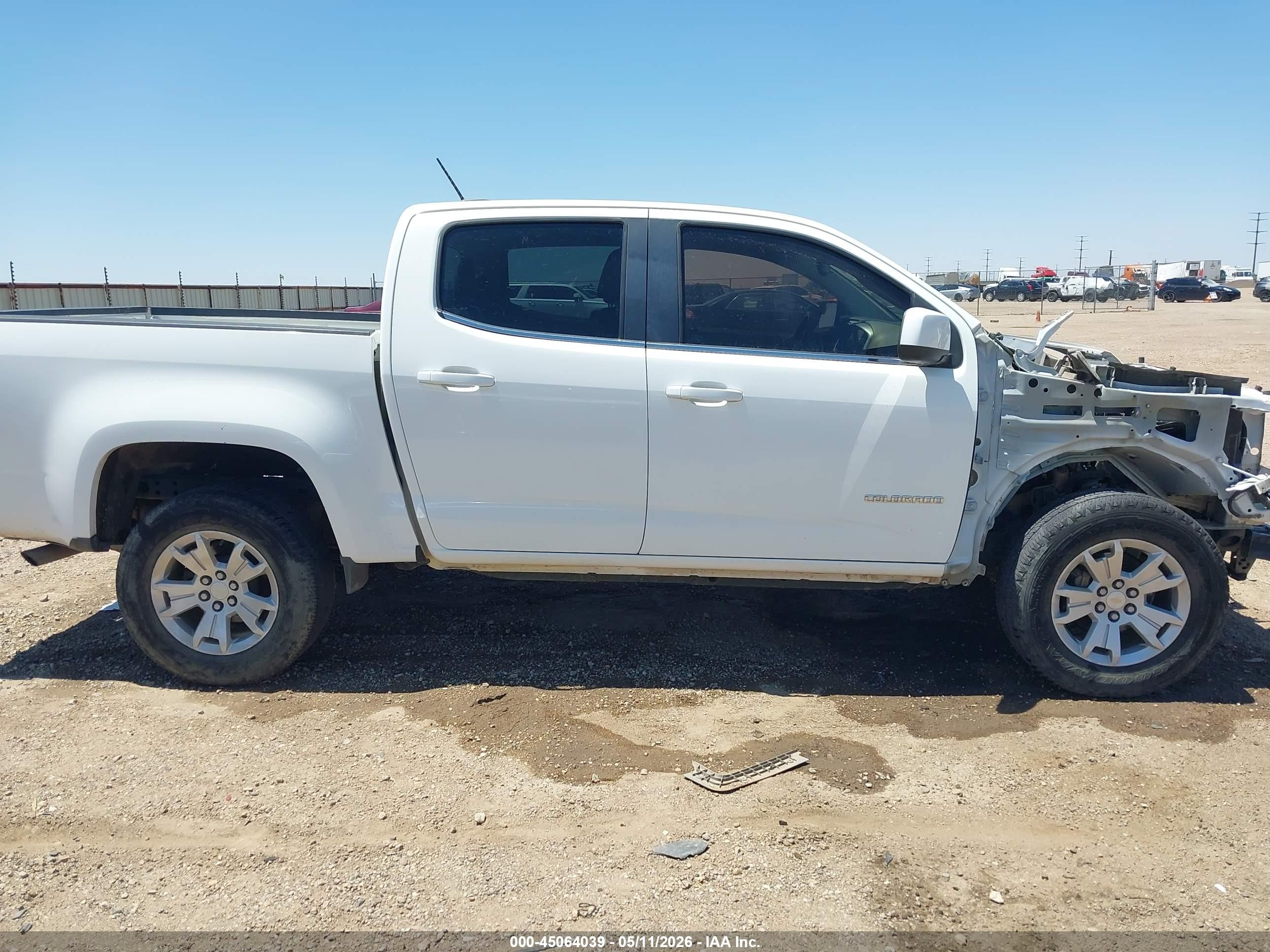 2016 Chevrolet Colorado Lt White vin: 1GCGSCE3XG1151414