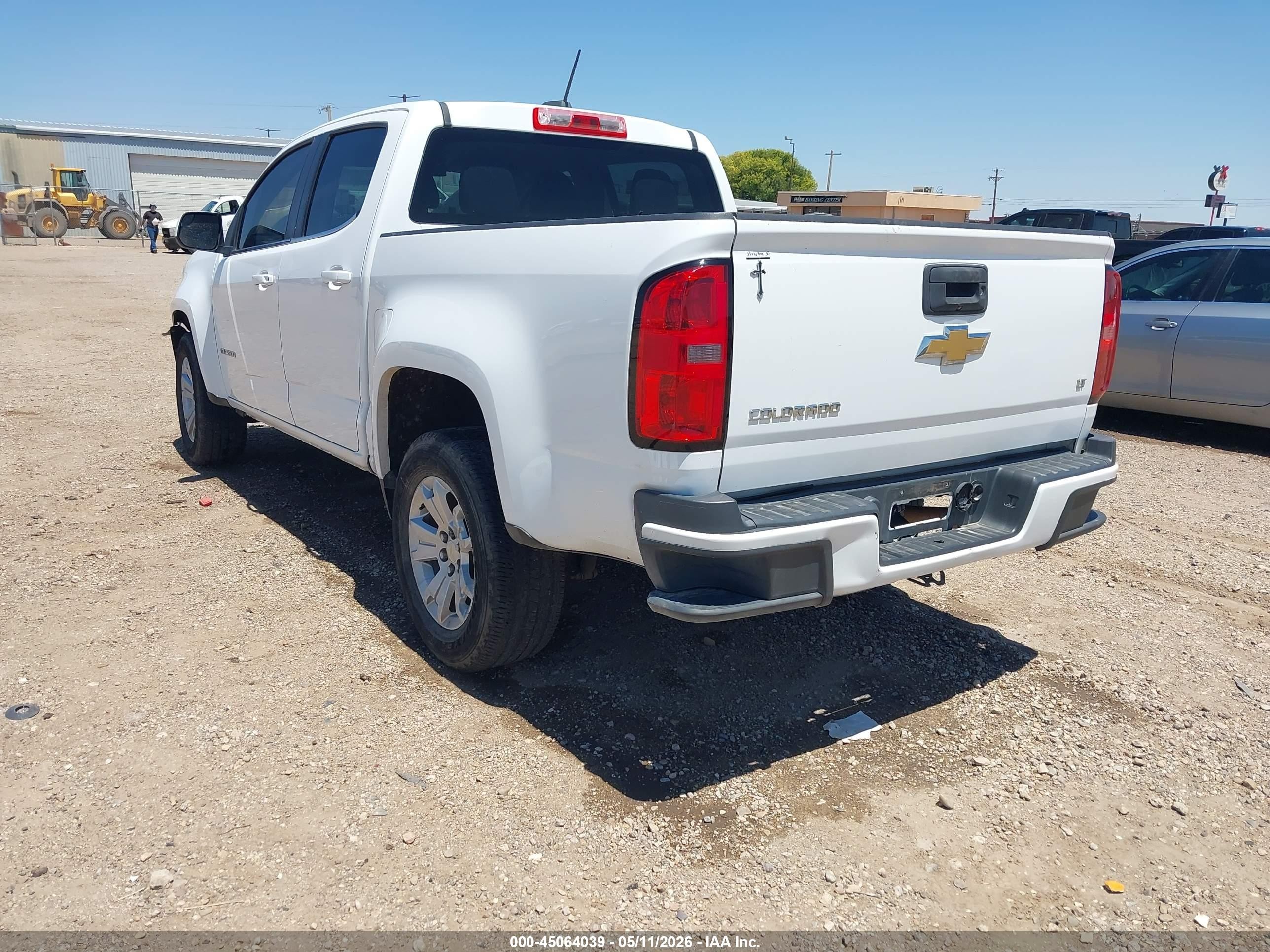2016 Chevrolet Colorado Lt White vin: 1GCGSCE3XG1151414