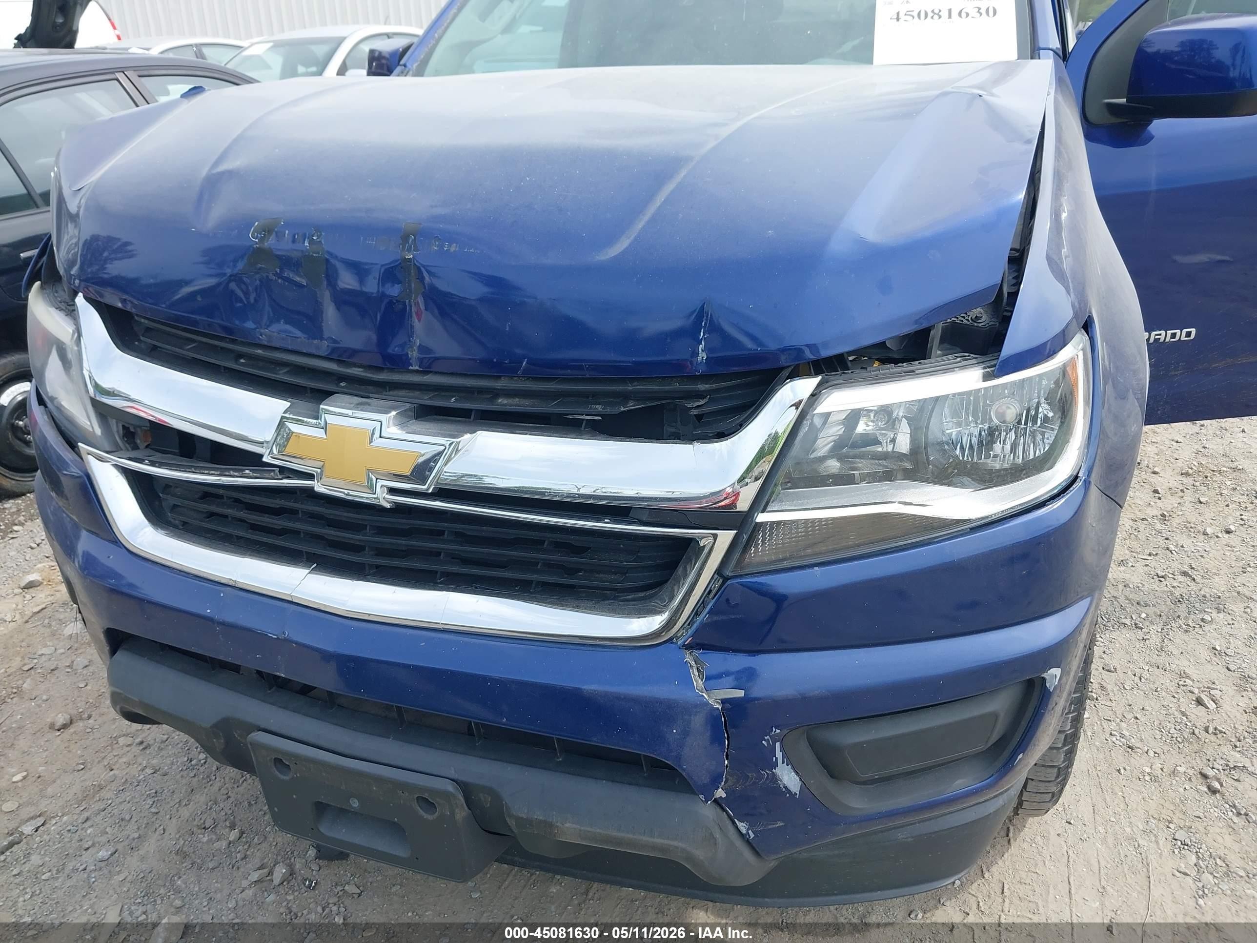 2016 Chevrolet Colorado Lt Blue vin: 1GCGSCEA2G1379664