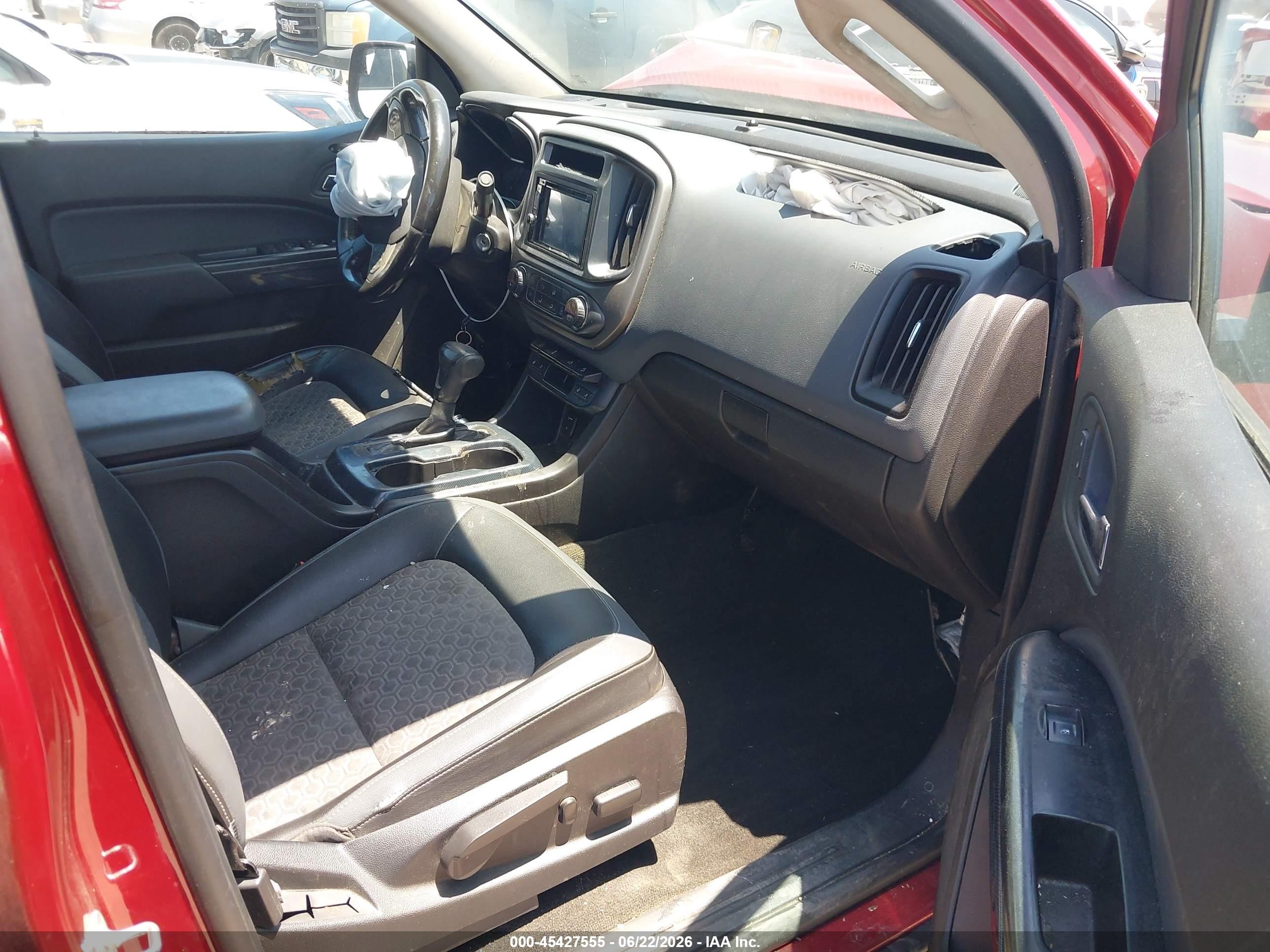 2015 Chevrolet Colorado 2wd Z71 Burgundy vin: 1GCGSCEA7F1160309