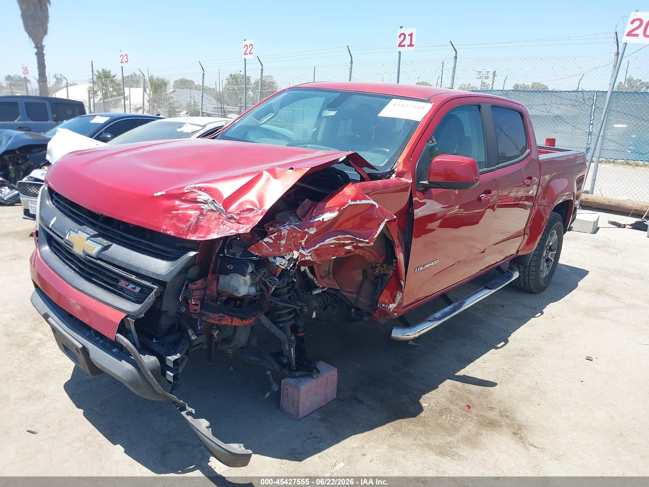 2015 Chevrolet Colorado 2wd Z71 Burgundy vin: 1GCGSCEA7F1160309