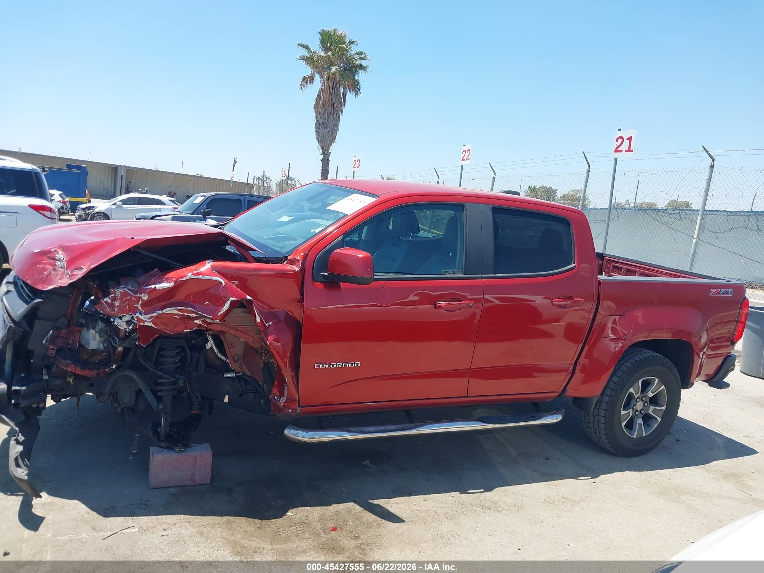 2015 Chevrolet Colorado 2wd Z71 Burgundy vin: 1GCGSCEA7F1160309