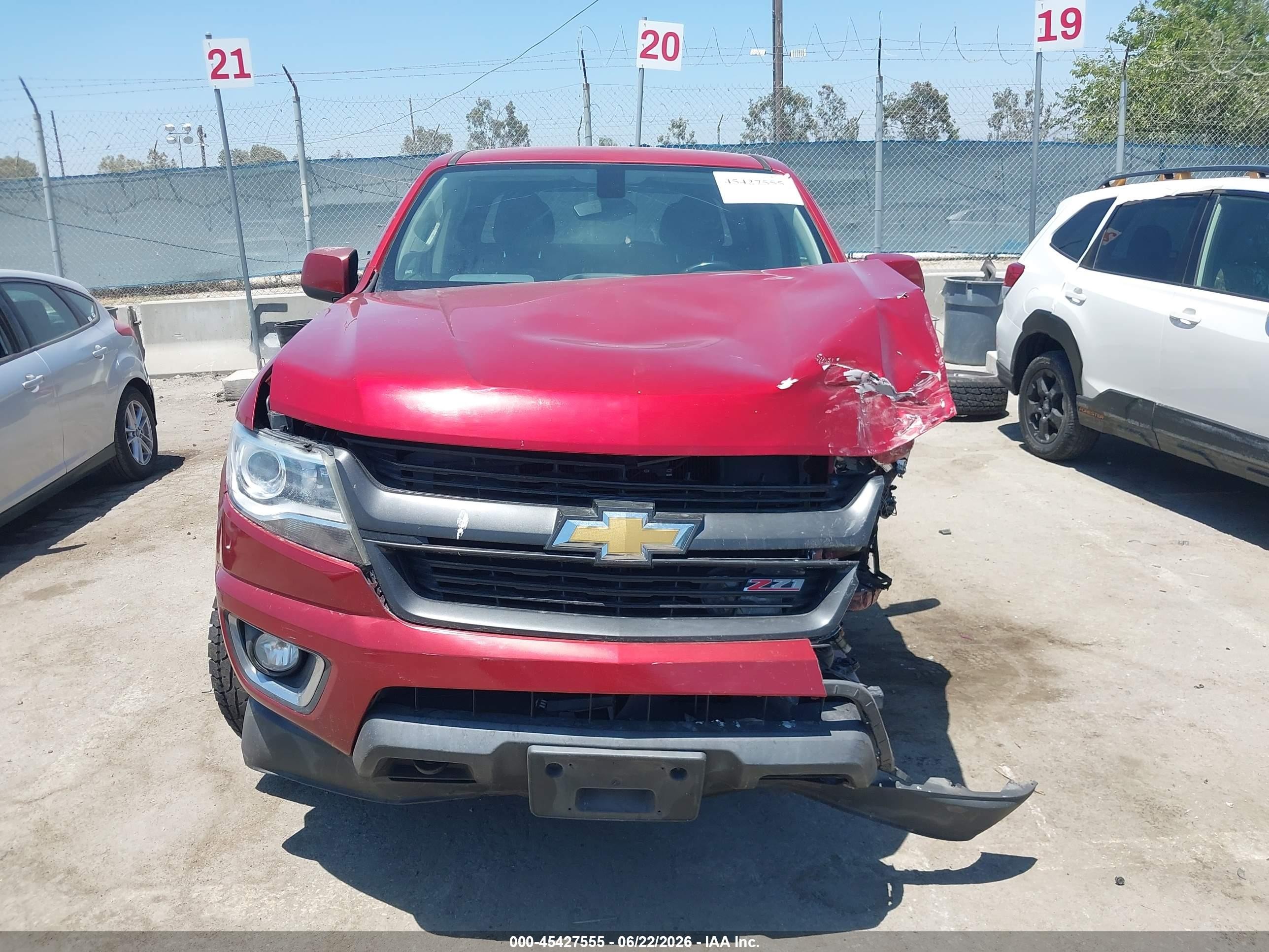 2015 Chevrolet Colorado 2wd Z71 Burgundy vin: 1GCGSCEA7F1160309