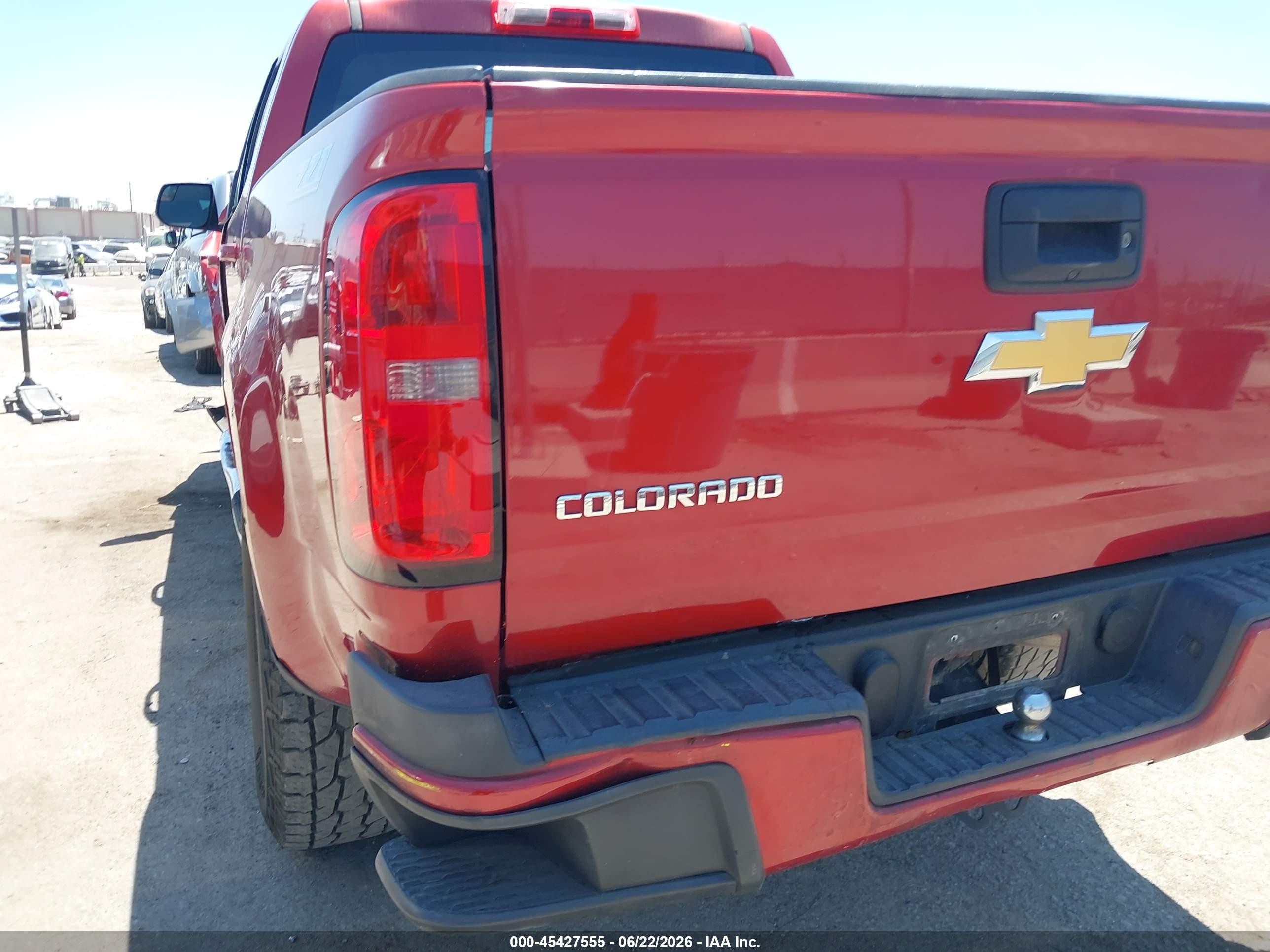 2015 Chevrolet Colorado 2wd Z71 Burgundy vin: 1GCGSCEA7F1160309