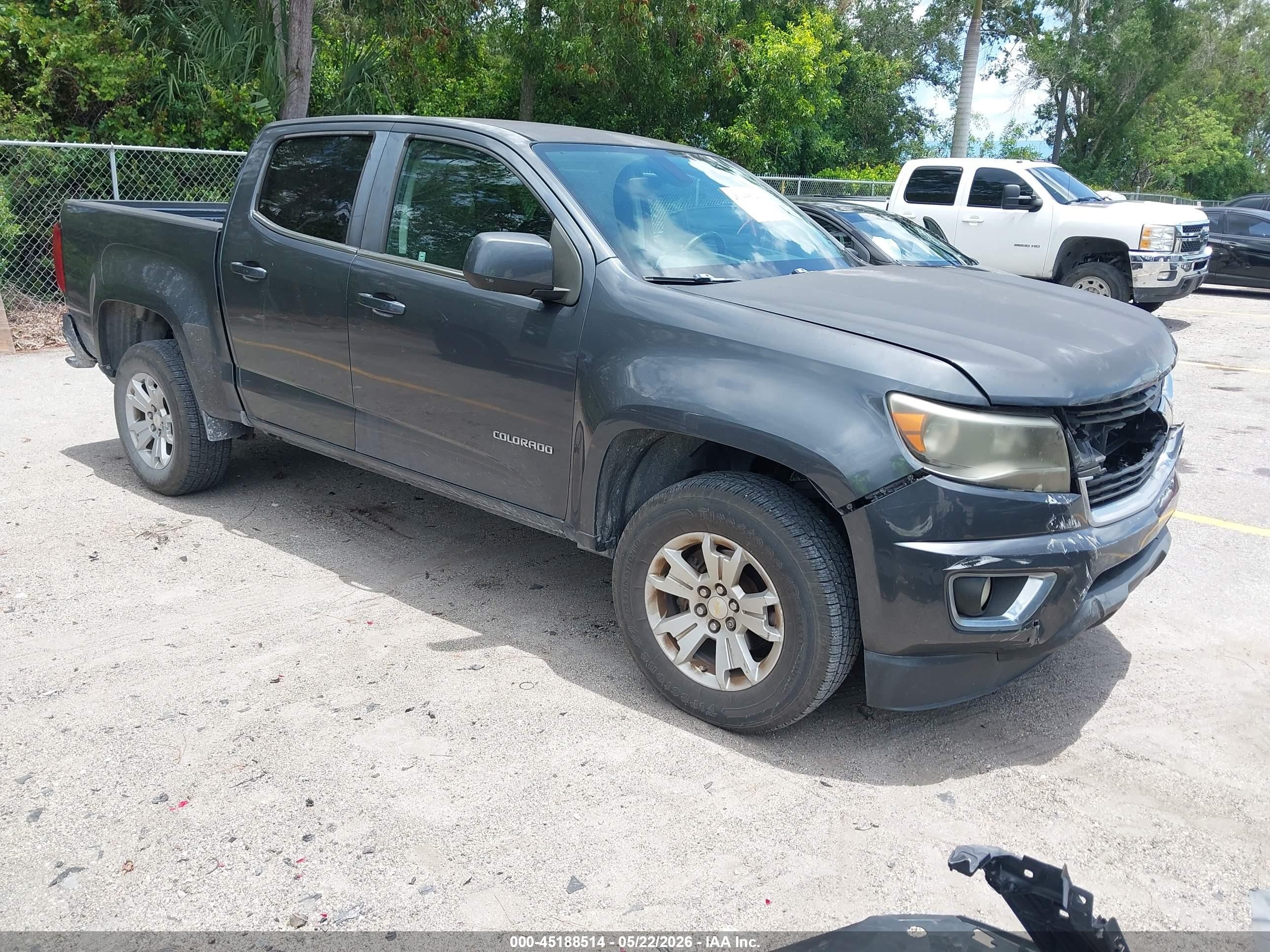 2016 Chevrolet Colorado Lt Gray vin: 1GCGSCEA9G1117186