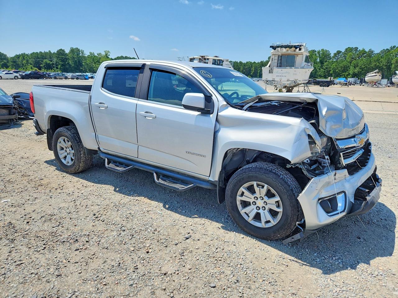 2019 Chevrolet Colorado Lt Silver vin: 1GCGSCEN1K1126444