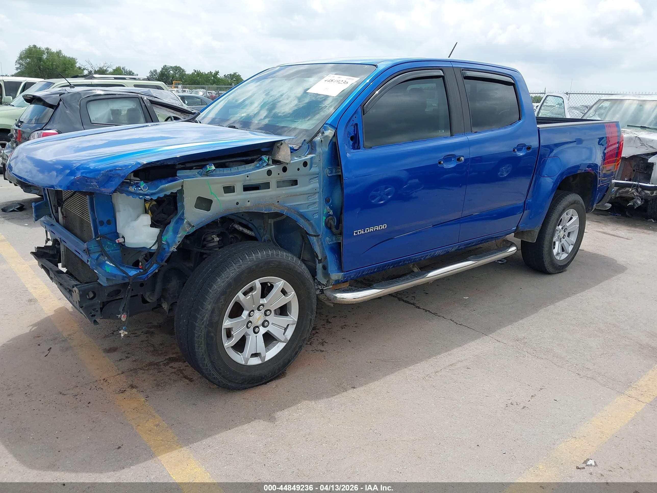 2019 Chevrolet Colorado Lt Blue vin: 1GCGSCEN1K1284816