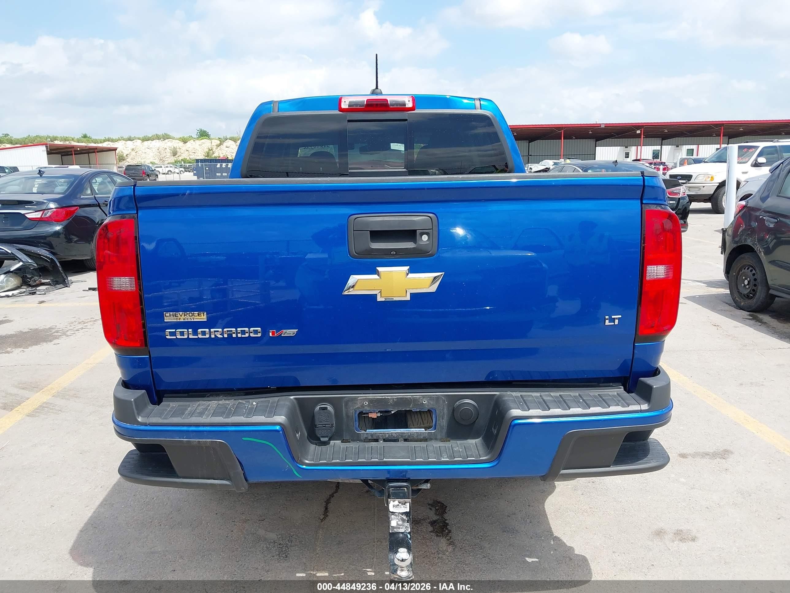 2019 Chevrolet Colorado Lt Blue vin: 1GCGSCEN1K1284816