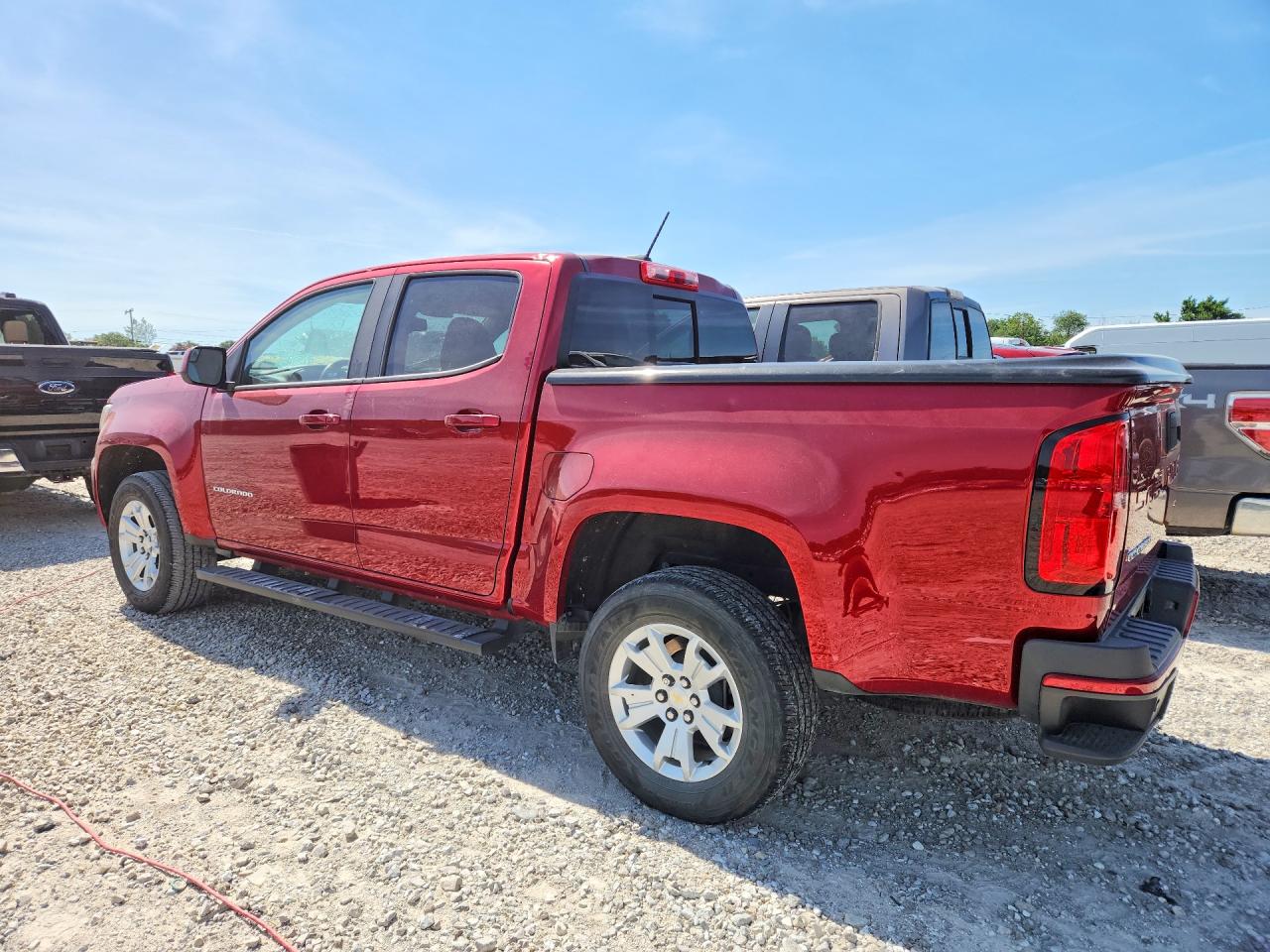 2021 Chevrolet Colorado Lt Red vin: 1GCGSCEN2M1112765