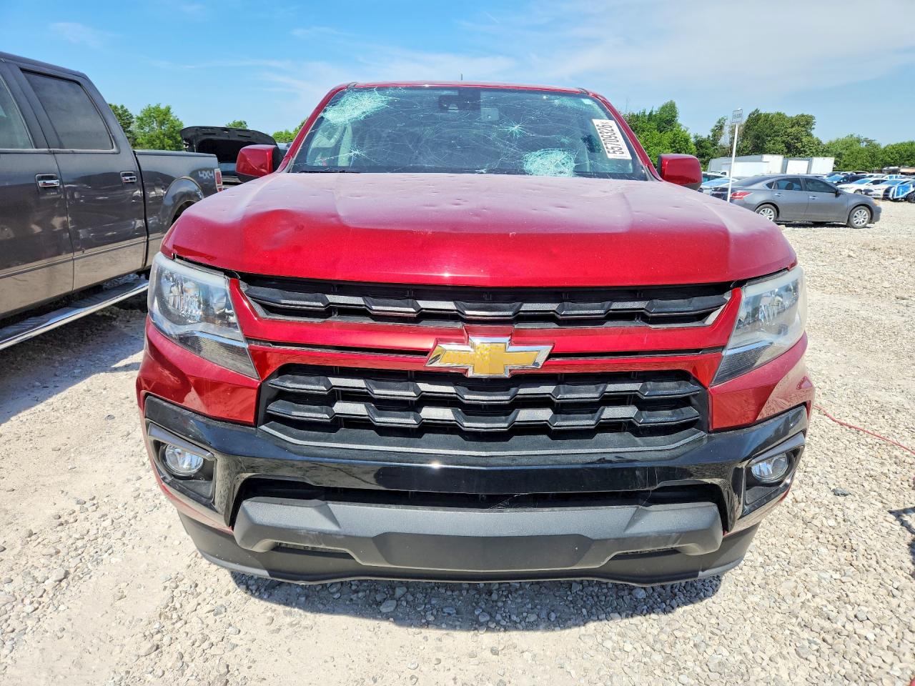 2021 Chevrolet Colorado Lt Red vin: 1GCGSCEN2M1112765