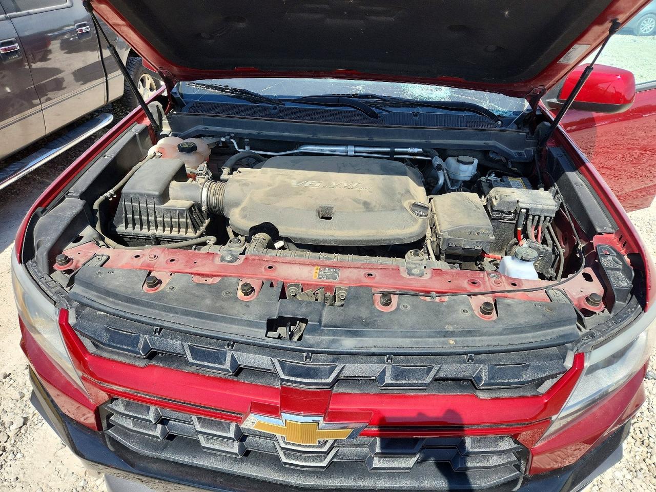 2021 Chevrolet Colorado Lt Red vin: 1GCGSCEN2M1112765