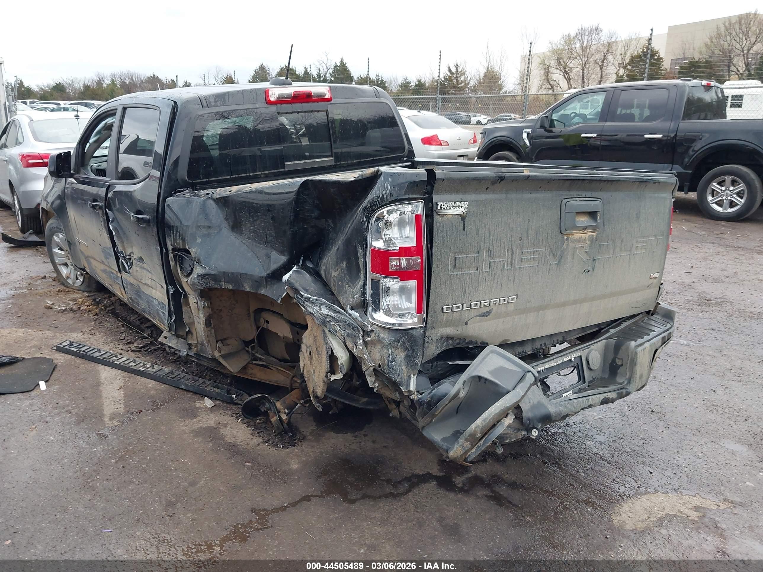 2022 Chevrolet Colorado 2wd  Short Box Lt Черный vin: 1GCGSCEN4N1248560