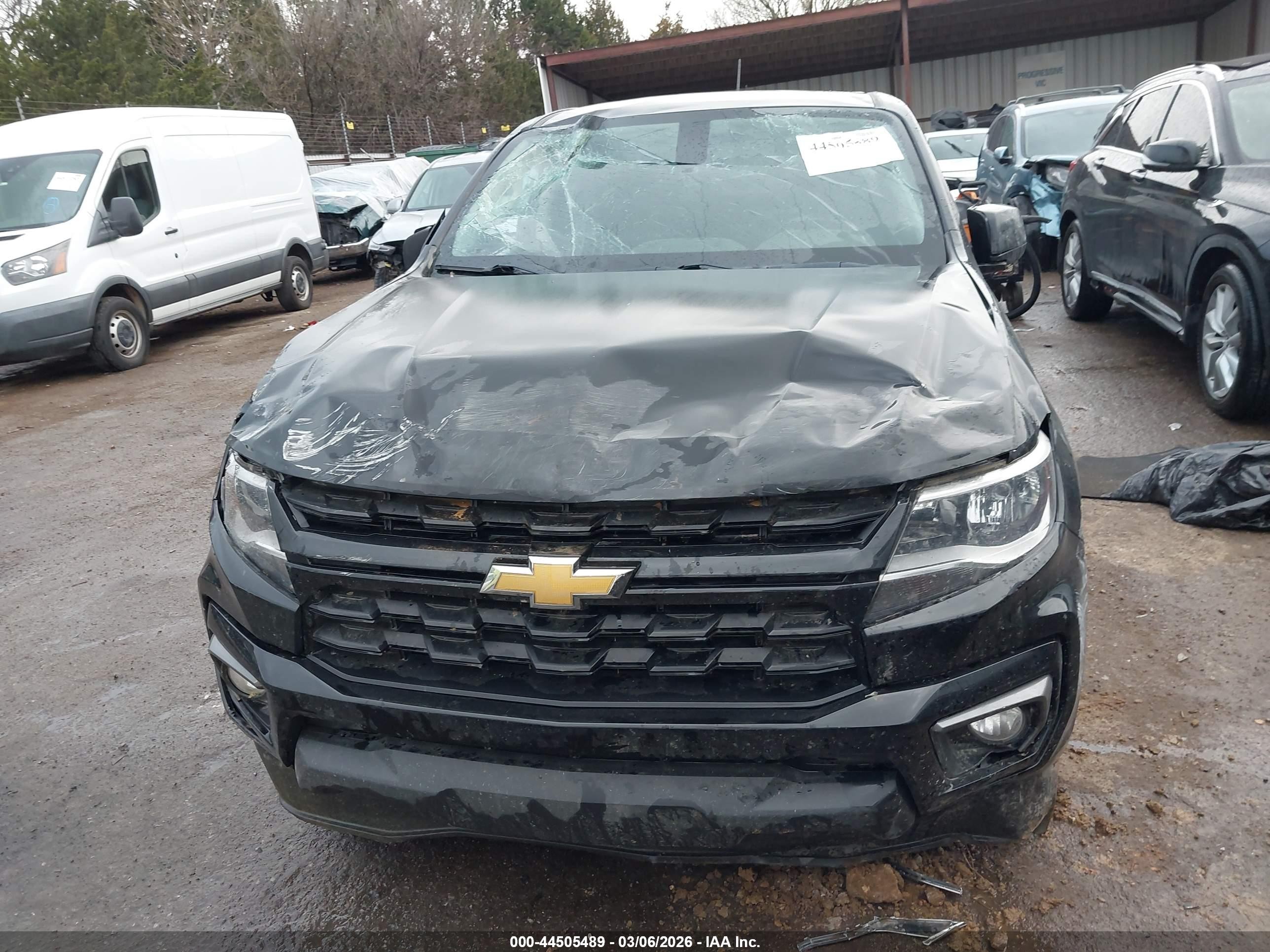 2022 Chevrolet Colorado 2wd  Short Box Lt Черный vin: 1GCGSCEN4N1248560