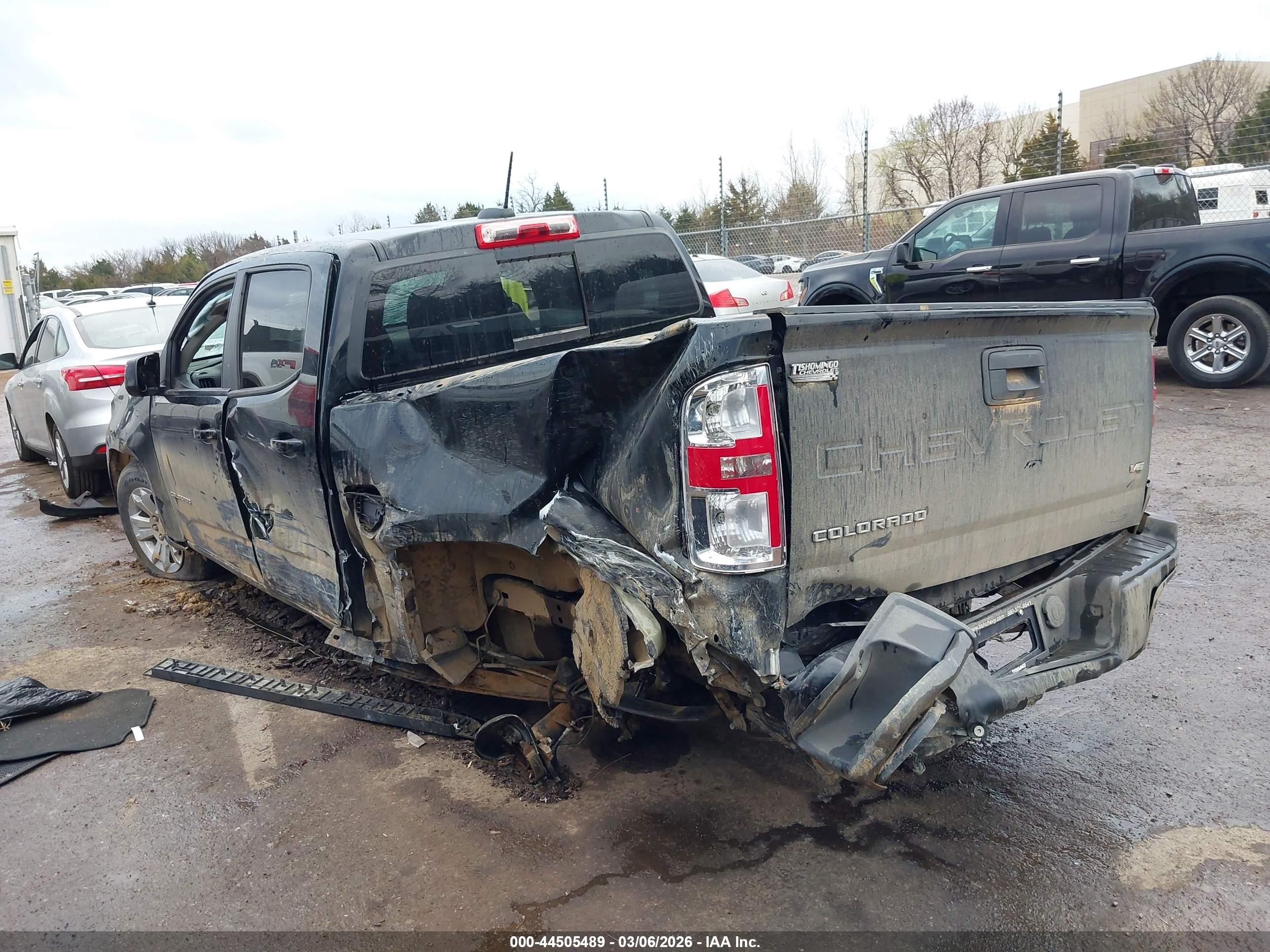 2022 Chevrolet Colorado 2wd  Short Box Lt Черный vin: 1GCGSCEN4N1248560