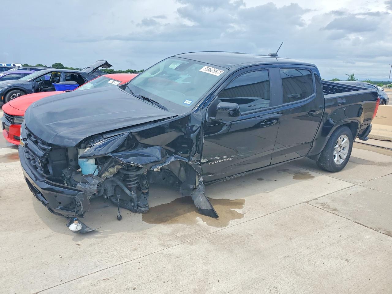 2022 Chevrolet Colorado Lt Black vin: 1GCGSCEN7N1179024