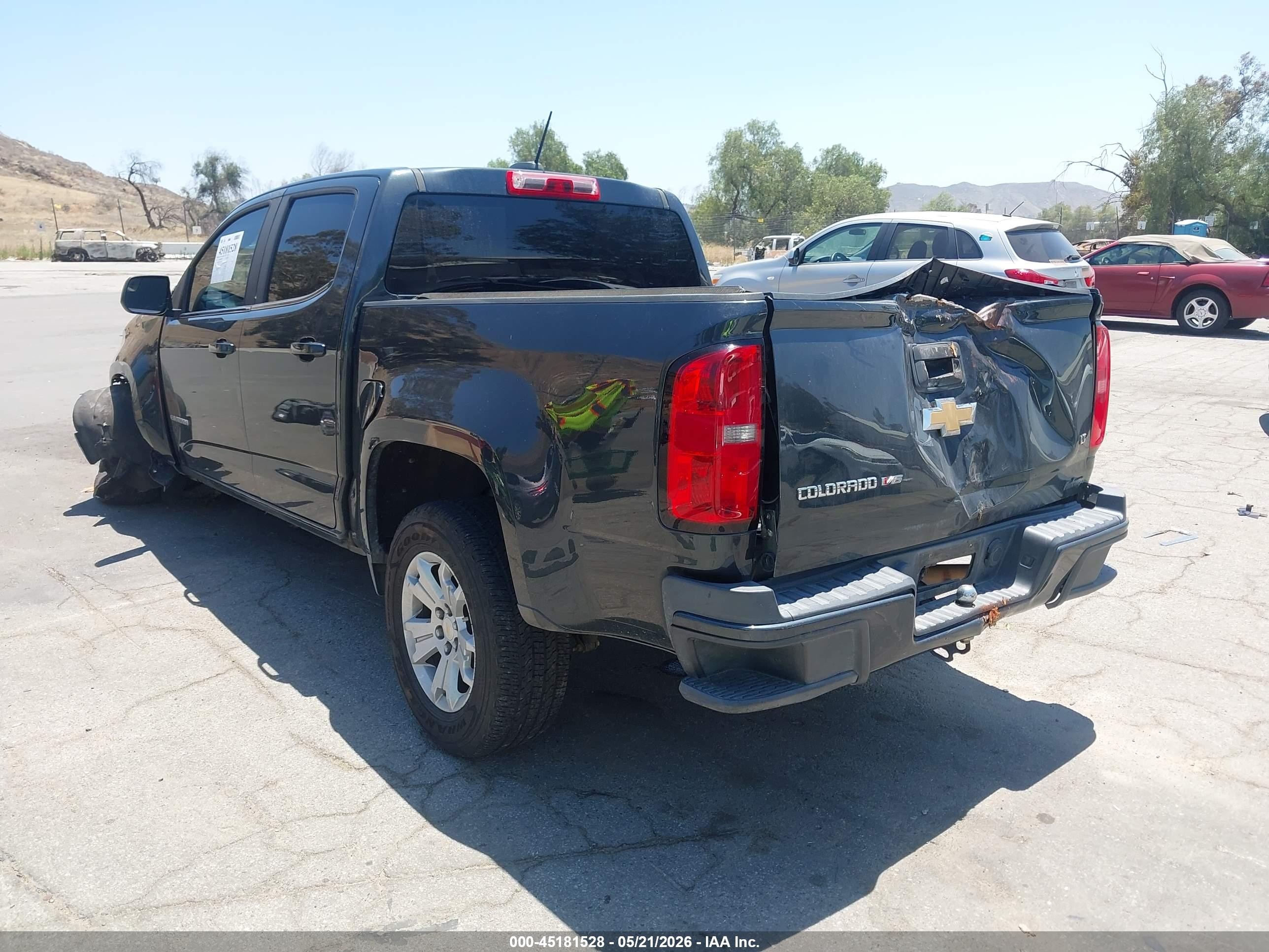 2018 Chevrolet Colorado Lt Gray vin: 1GCGSCEN8J1104889